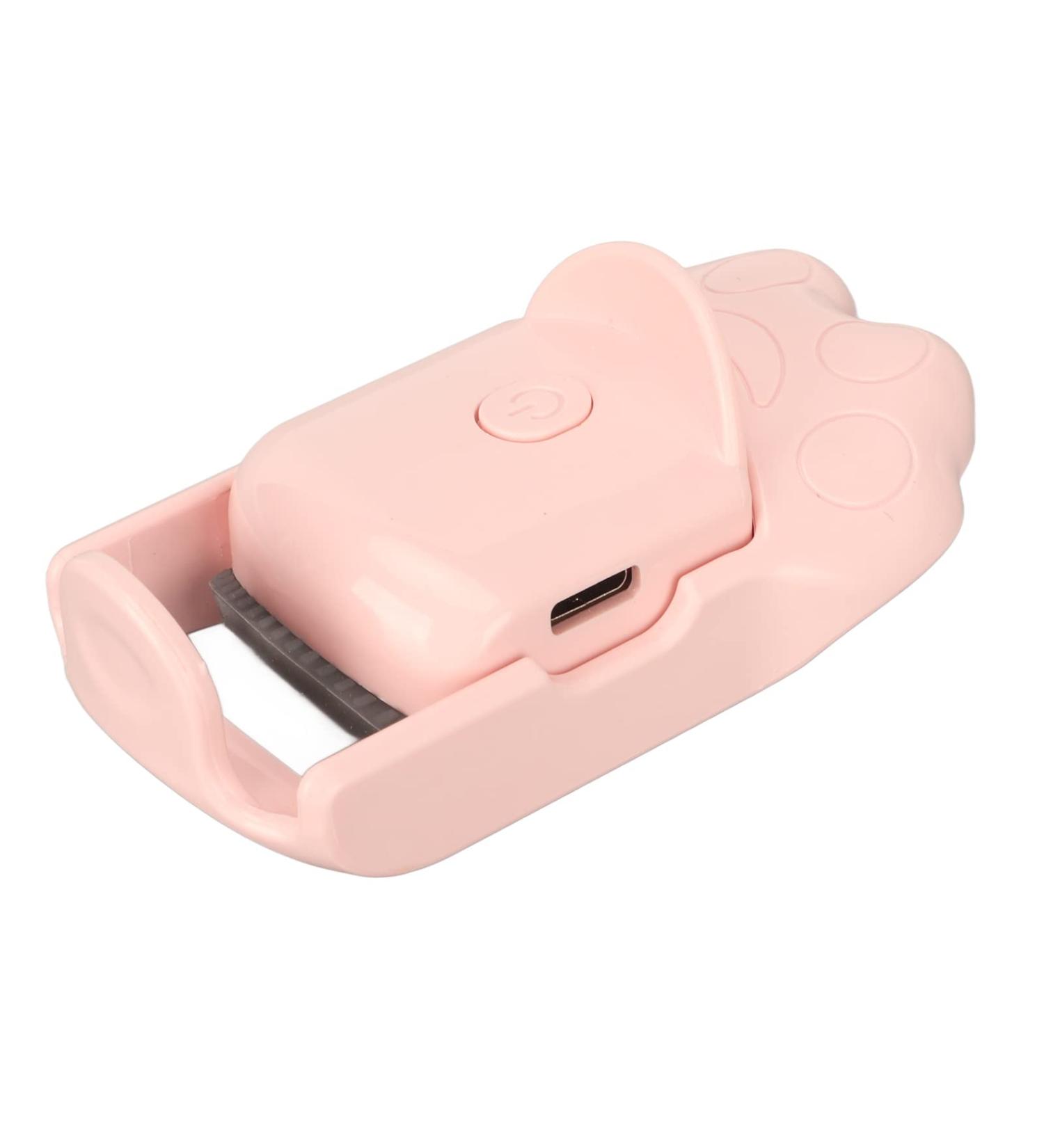 Verdant Touch Rechargeable Lash Curler Electric Heated Eyelash Curler Rechargeable Portable Lash Curler Cat Claw Shape Pink - Buy Online on GoSupps.com