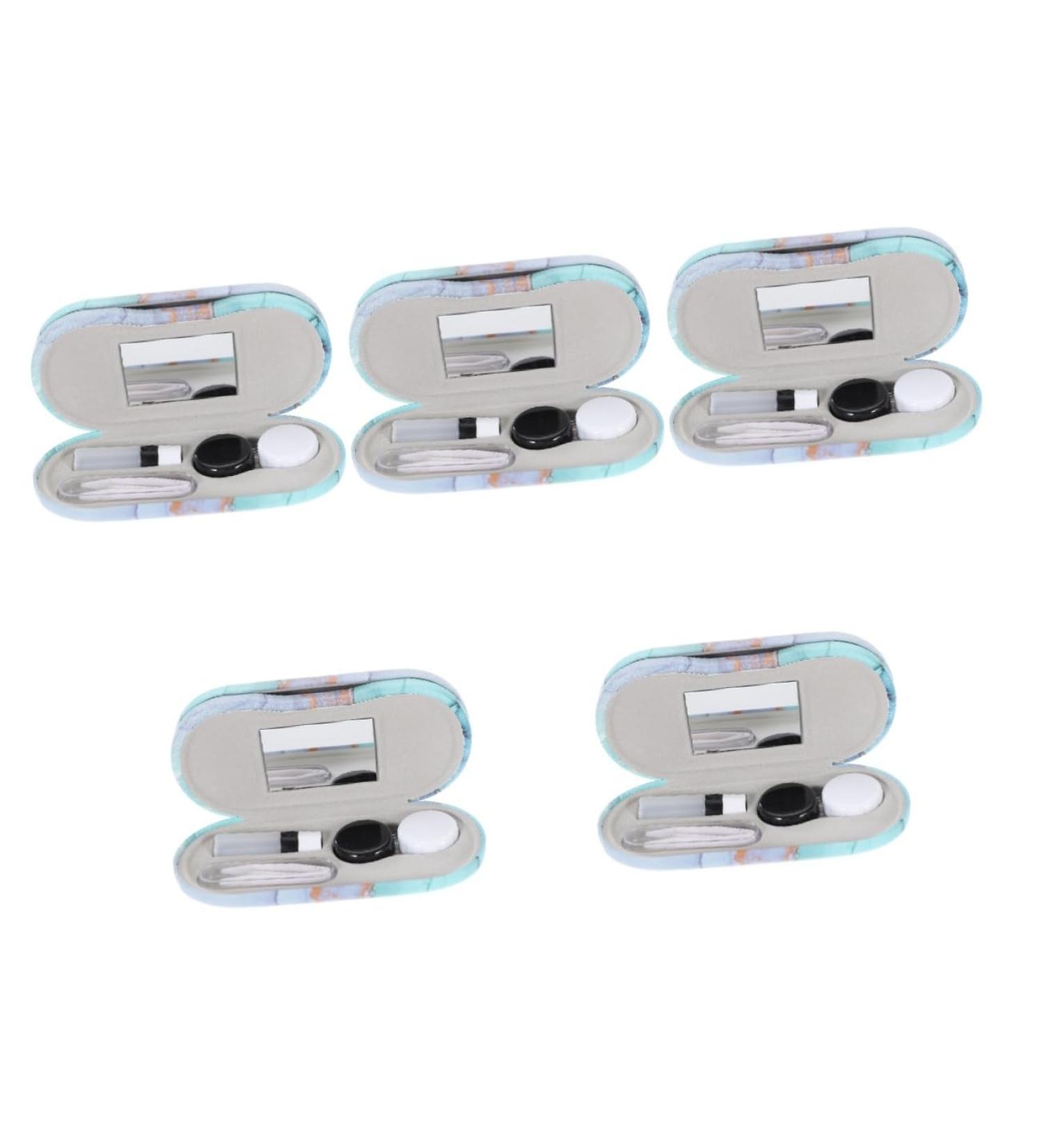 Healeeved Double-Layer Glasses Case & Multi-Purpose Contact Lens Holder - Portable Travel & Sunglasses Storage Solution - Buy Online on GoSupps.com