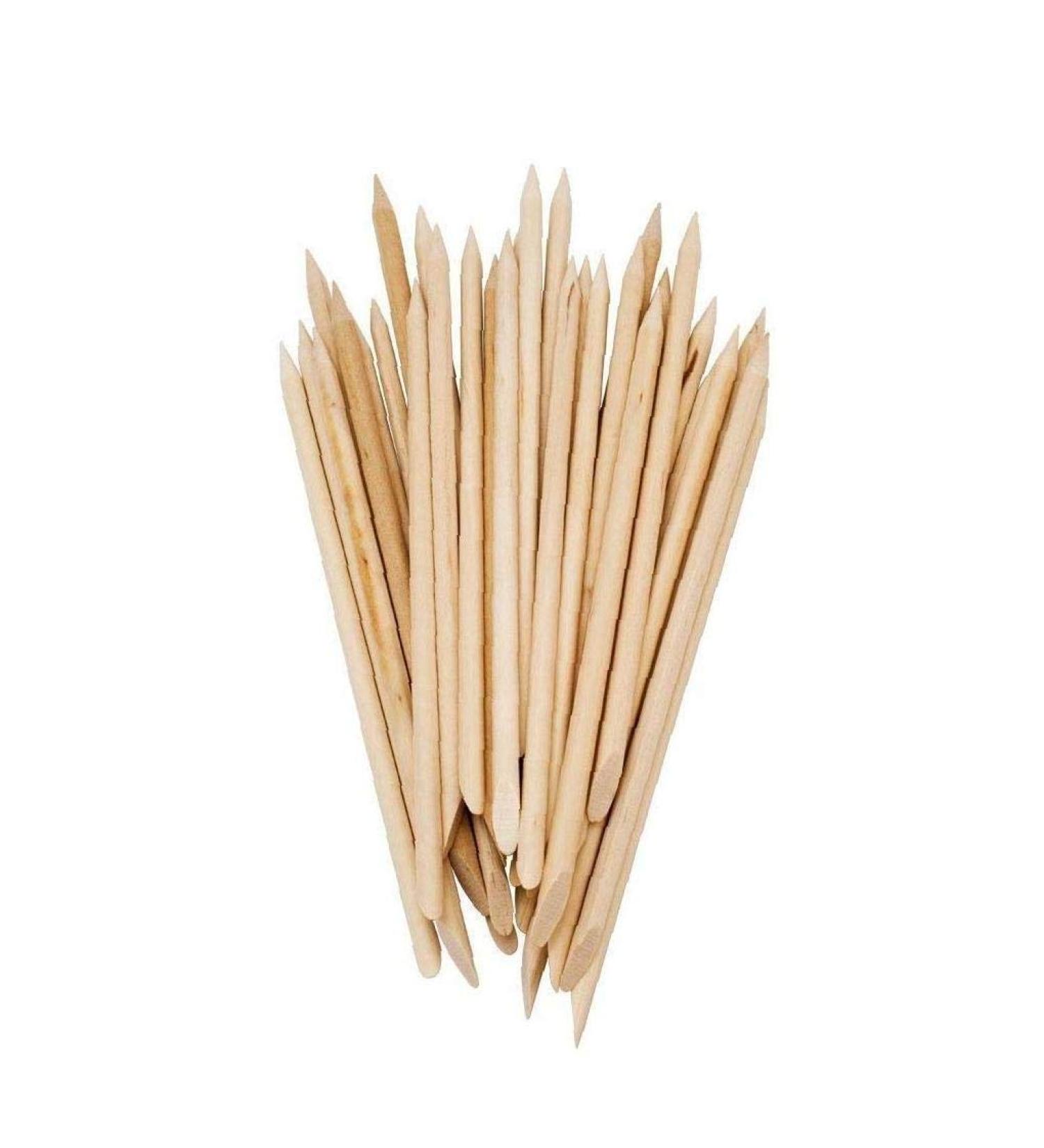 50pcs Nail Sticks Orange Wood Cuticle Pusher Remover Nail Art Sticks Picking Tools Pedicure Manicure Care Tools - Buy Online on GoSupps.com