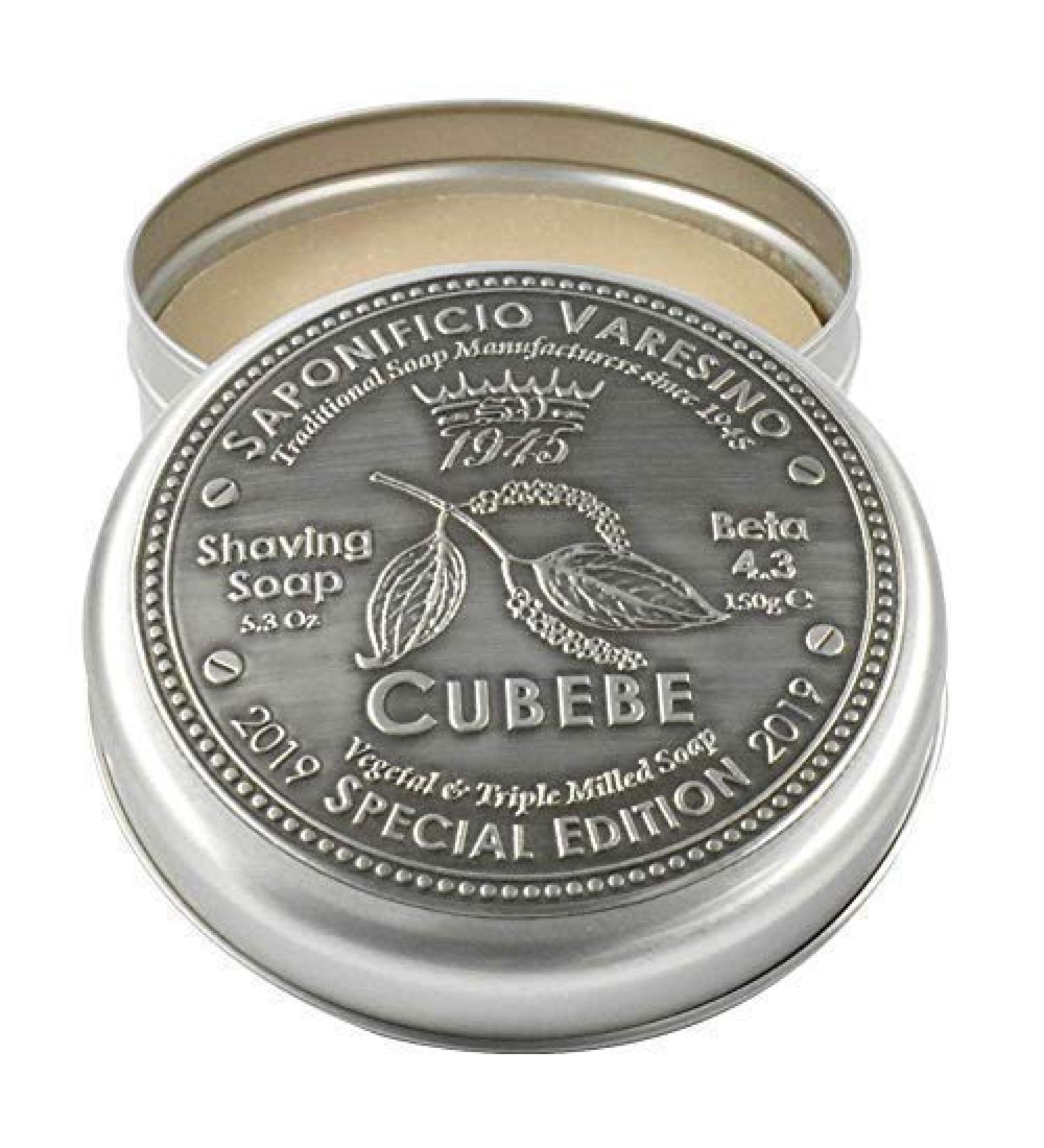 Saponificio Varesino Cubebe Special Edition Hard Shaving Soap 150g - Premium Grooming Essential - Buy Online on GoSupps.com