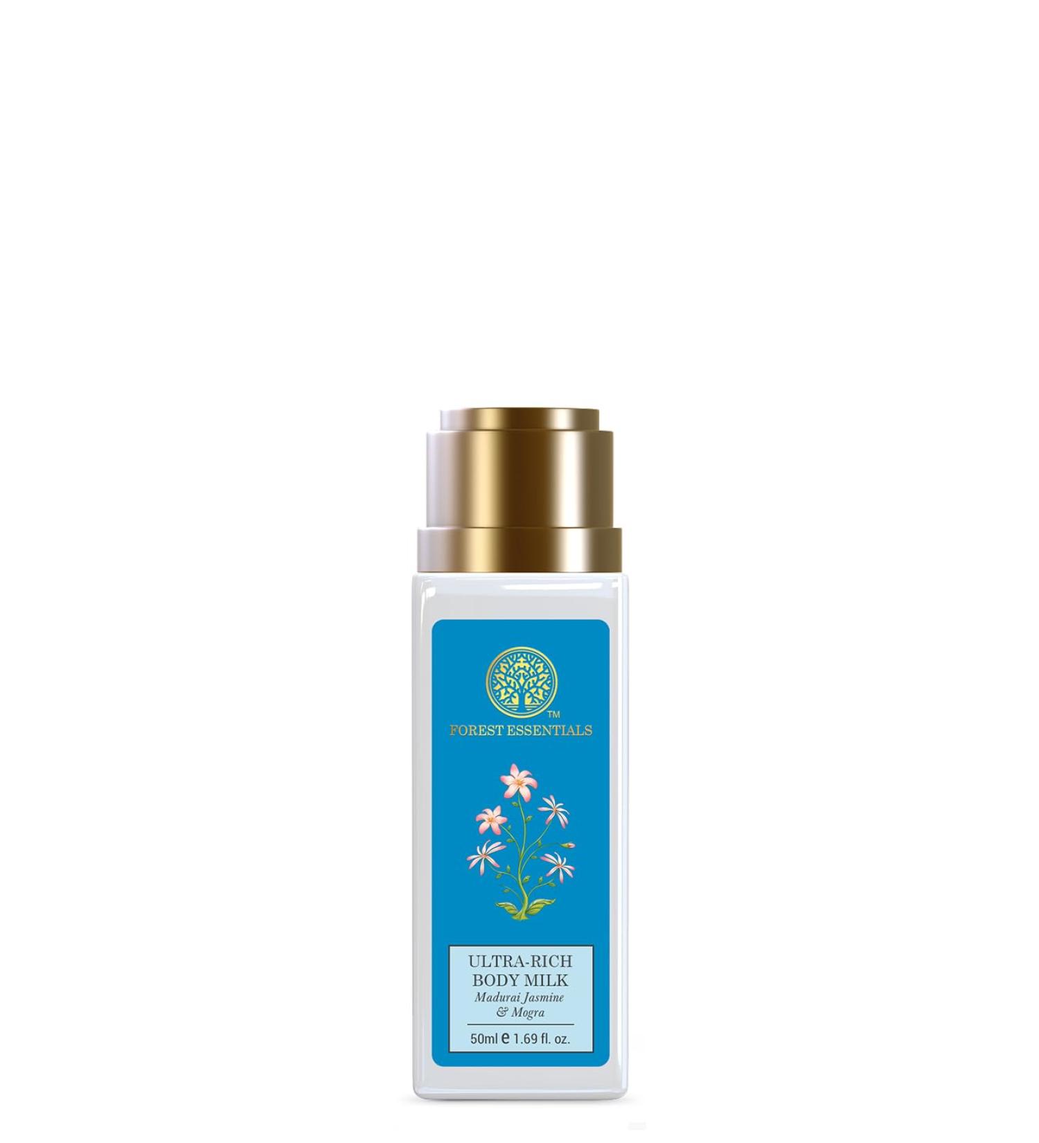 Buy Forest Essentials Ultra Rich Body Lotion - Jasmine & Mogra 50ml | Best International Shipping - Buy Online on GoSupps.com