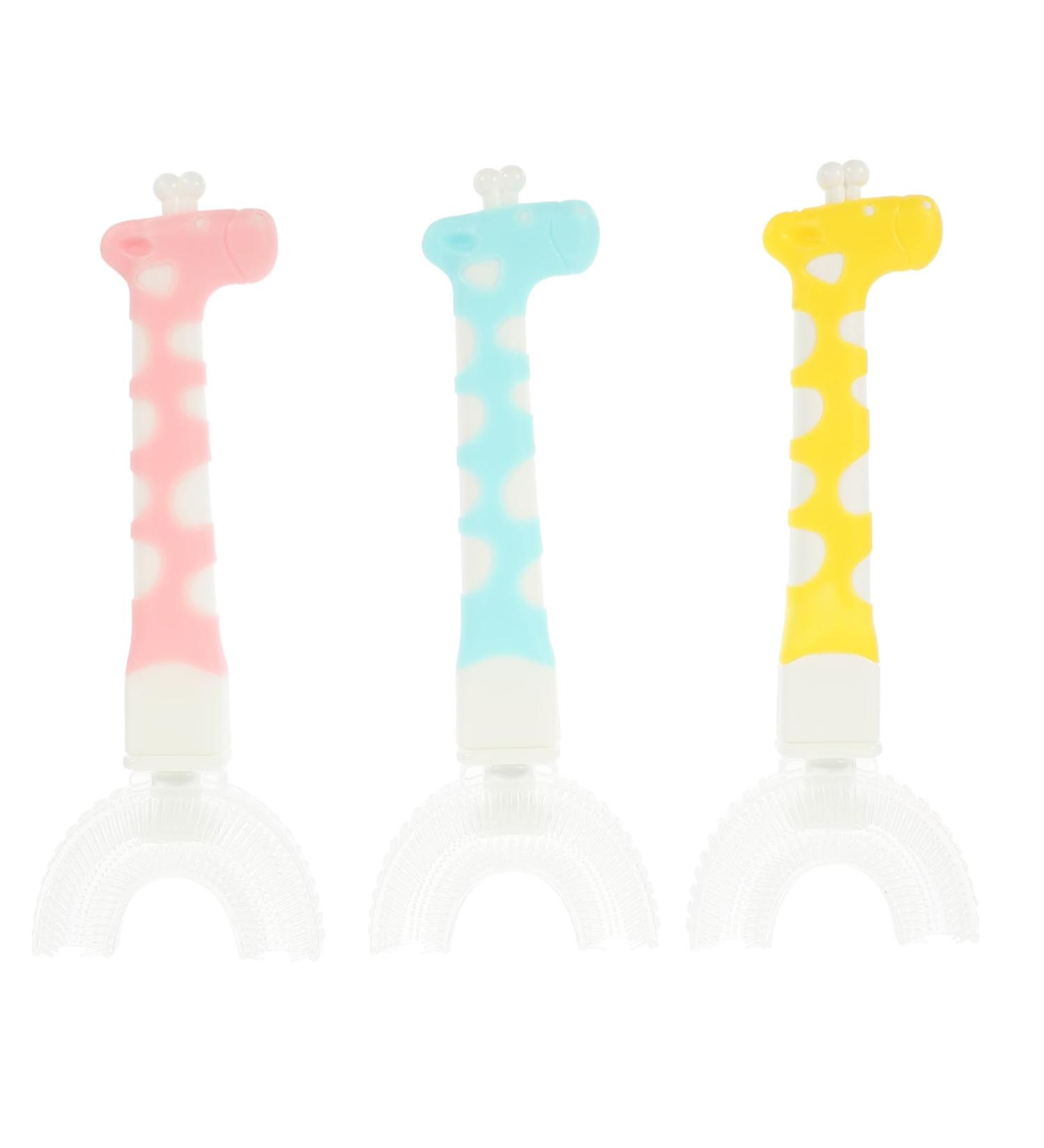 Shop Minkissy 15-Pack Children's Travel Toothbrushes - Soft Silicone Whole Mouth Design for Camping & Everyday Use - Safe & Durable - Buy Online on GoSupps.com