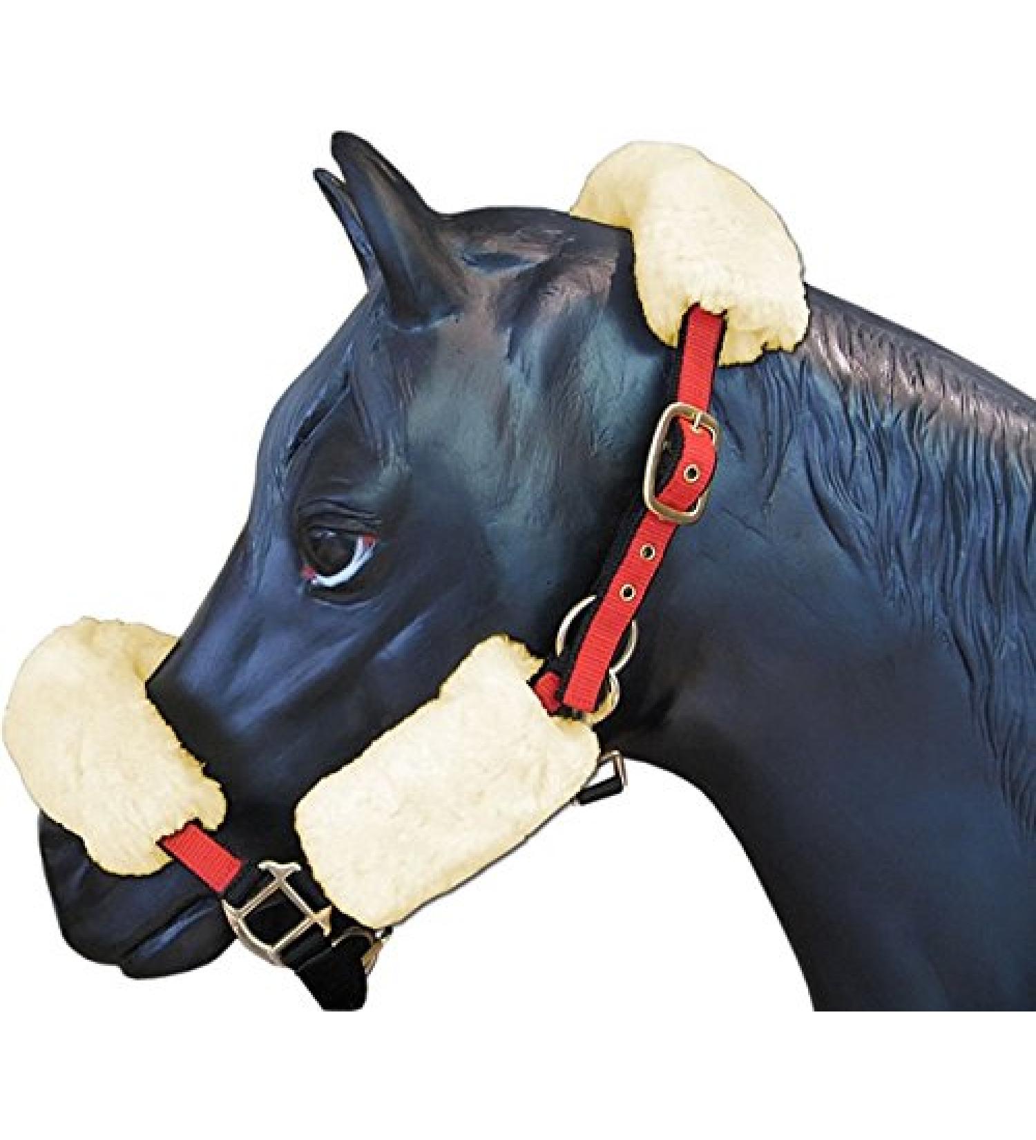 Engel Reitsport Lambskin neck protector Neck protector for halter GENI colorful: 12 colors to choose from camel