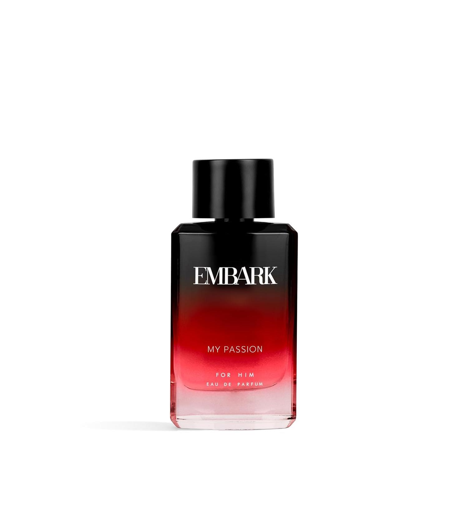 Bloom Beauty Embark My Passion for Him Liquid Perfume for Men - 100Ml | Premium Eau De Parfum | Musky and Citrus Fragrance - Buy Online on GoSupps.com
