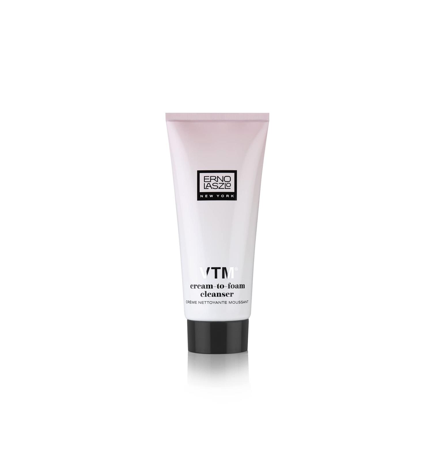 Erno Laszlo VTM Cream-to-Foam Cleanser 1 oz - Hydrating Makeup Remover for All Skin Types | Travel Size - Buy Online on GoSupps.com