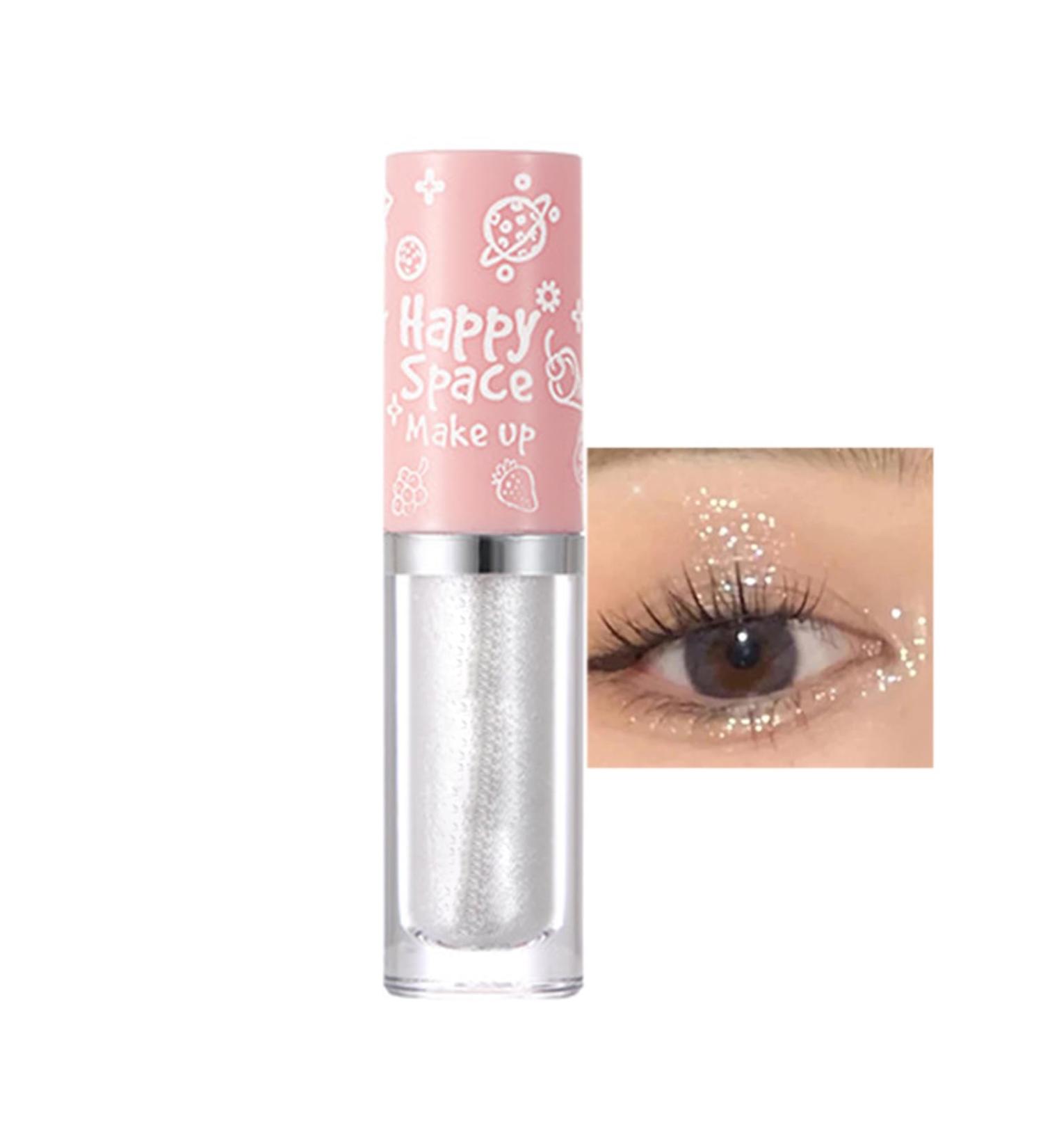 White Diamond Pearl Liquid Glitter Eyeshadow Stick - Long Lasting & Waterproof Sparkly Eye Makeup - Buy Online on GoSupps.com