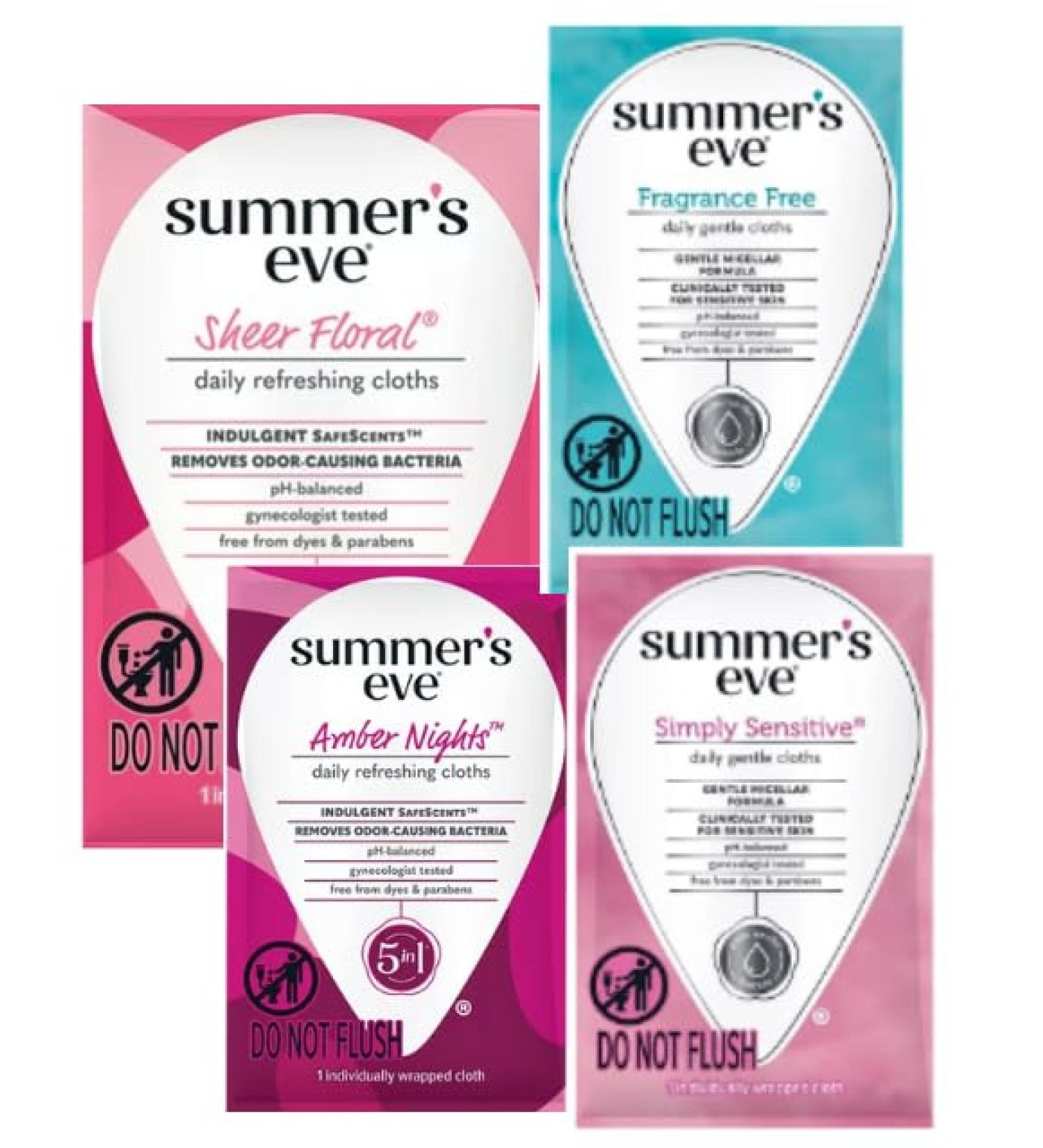 Travel-Ready Feminine Wash Kit - Stay Confident with Individual Wraps | Summer's Eve Lovers - Buy Online on GoSupps.com