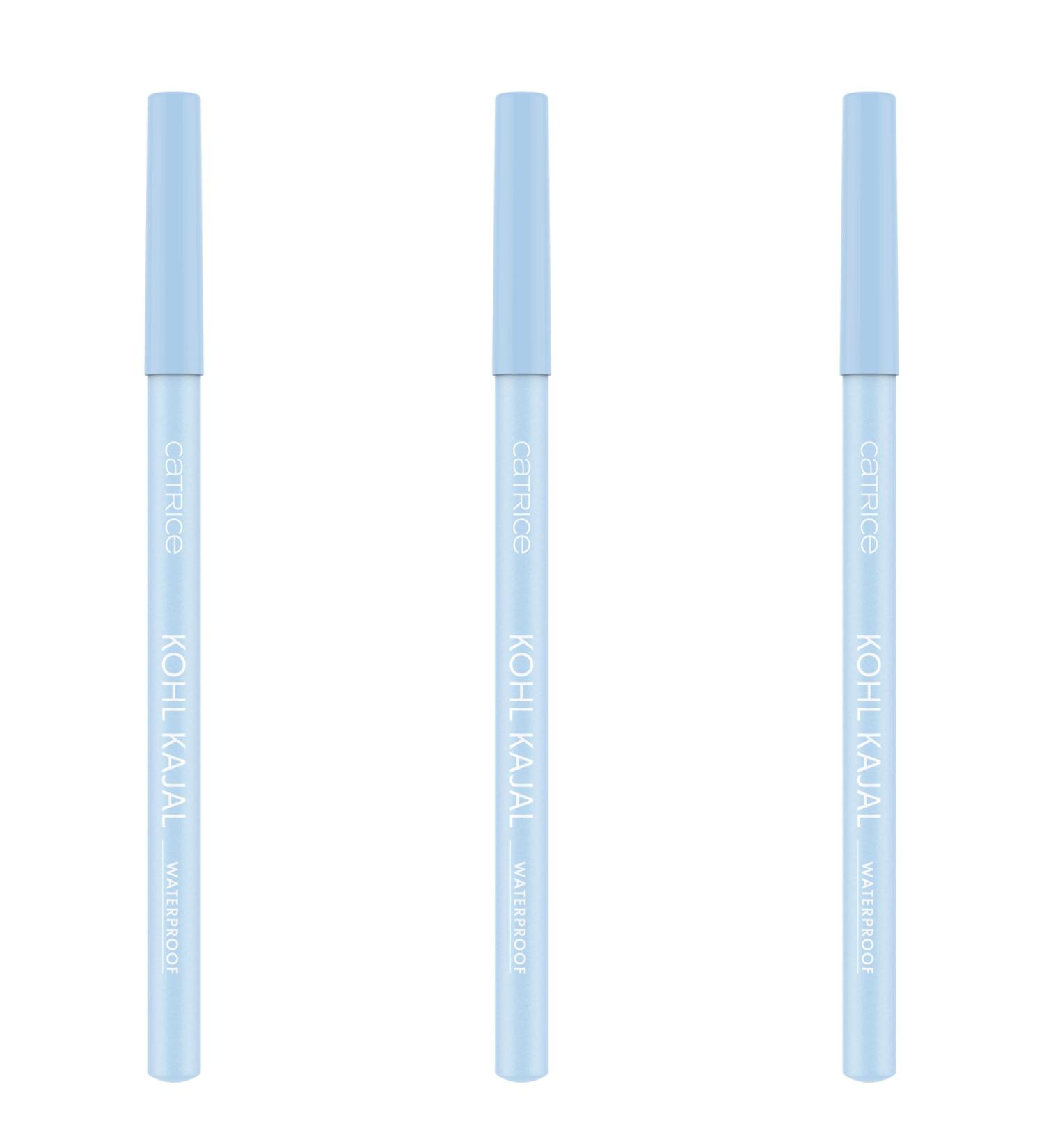 Catrice Kohl Kajal Waterproof No. 160 - Blue Shimmering Vegan Eyeliner (3 Pack) - Microplastic & Nanoparticle Free - Buy Online on GoSupps.com