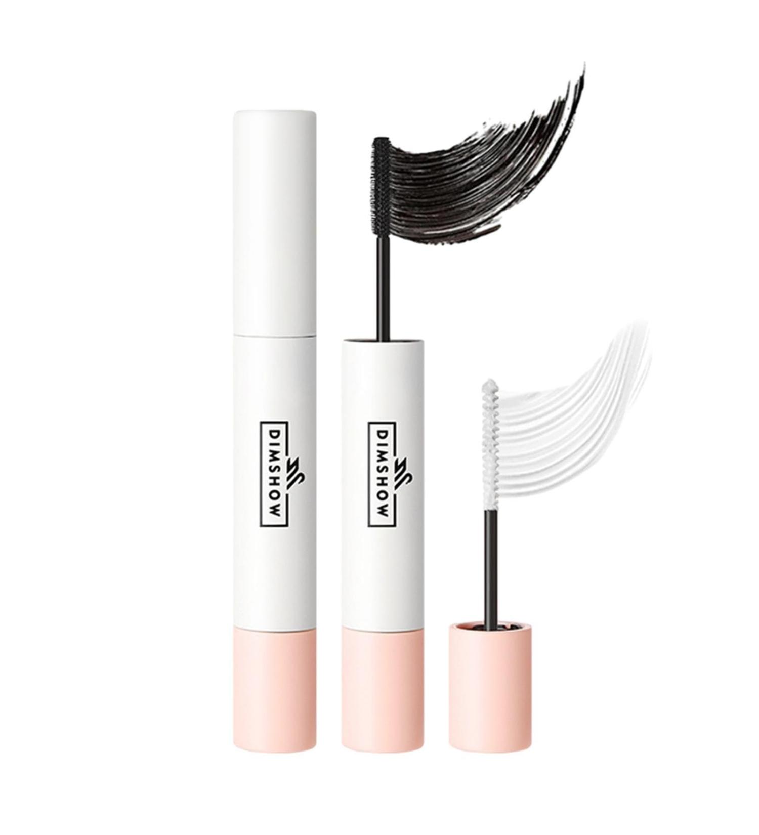 Lash Mascara - Waterproof and Smudge-Proof Telescopic Double Ended Mascara | Eyelash Mascara Volumising and Lengthening For Women Girls Rowces - Buy Online on GoSupps.com