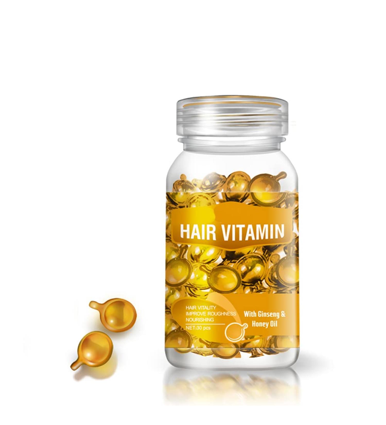 Ciwich Hair Serum Capsule with Ginseng & Honey Oil - 30pcs | Hair Growth Treatment for Dry Damaged Hair - Buy Online on GoSupps.com