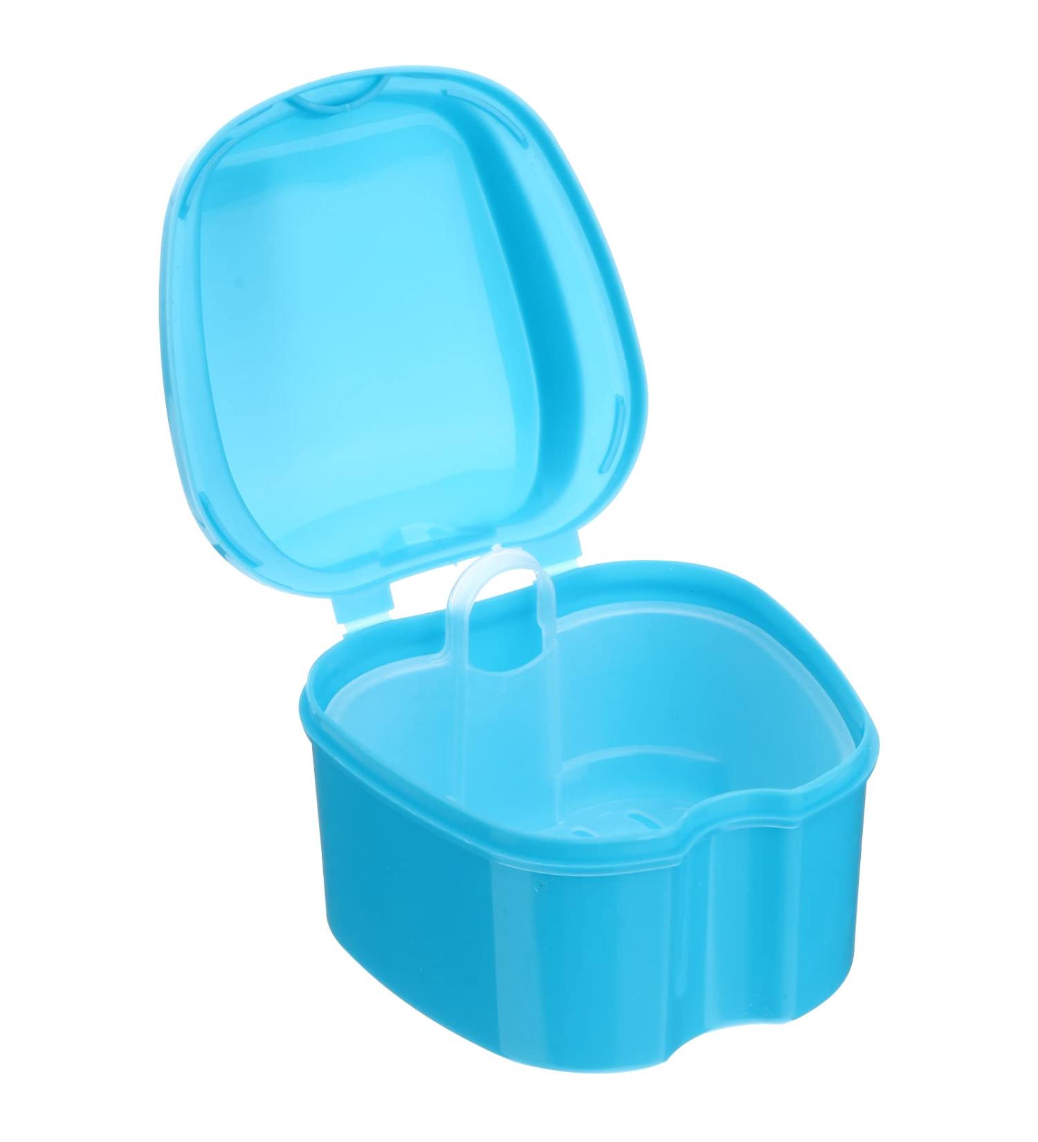 Denture Box Case for Cleaning Dentures | Light Blue | International Shipping Available - Buy Online on GoSupps.com