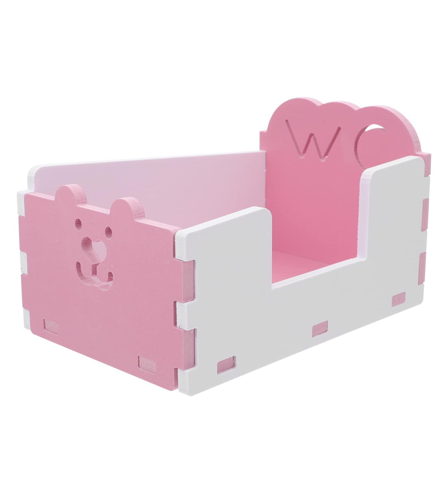 BUGUUYO 1pc Hamster Toilet Hamster Litter Toilet Guinea Pig Toilet Small Animal Bathtub Pet Toilet PVC 15x10cm Pink - Buy Online on GoSupps.com