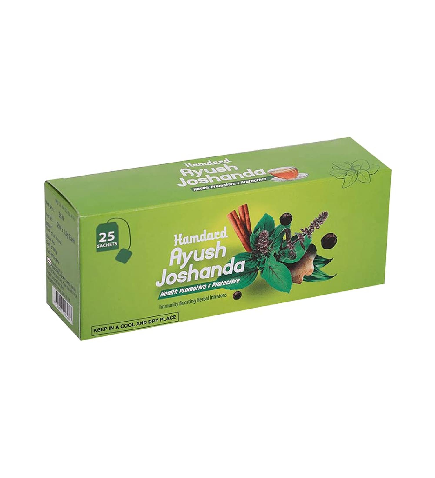 Ayush Joshanda Sachet (1.5gm Each) box of 25 Sachets (Free Pallas Rose premium Perfume Oil)
