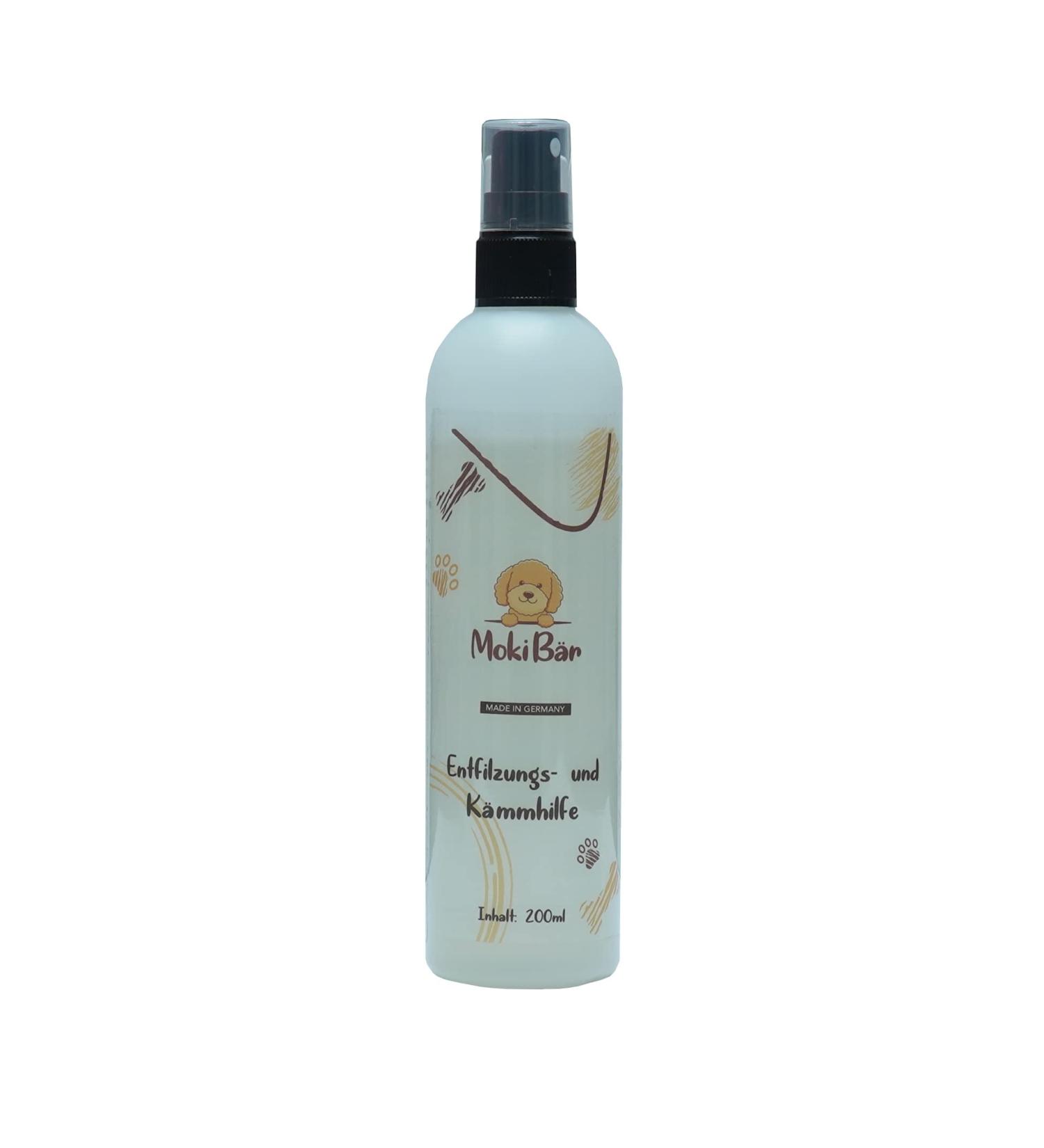 Moki Bear Detangling Spray & Combing Aid for Dogs | 200ml | Easy Coat Care & Combing Solution - Buy Online on GoSupps.com