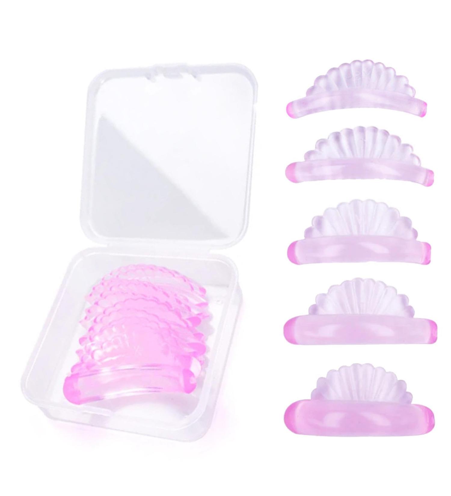 5 Pairs Lash Lift Pads for Eyelashes Eyelash Curler Pads Seashells Design Lash Lift Rods Adhesive Lash Lift Shield Tool for Eyelash Perm for Girls Women - Buy Online on GoSupps.com