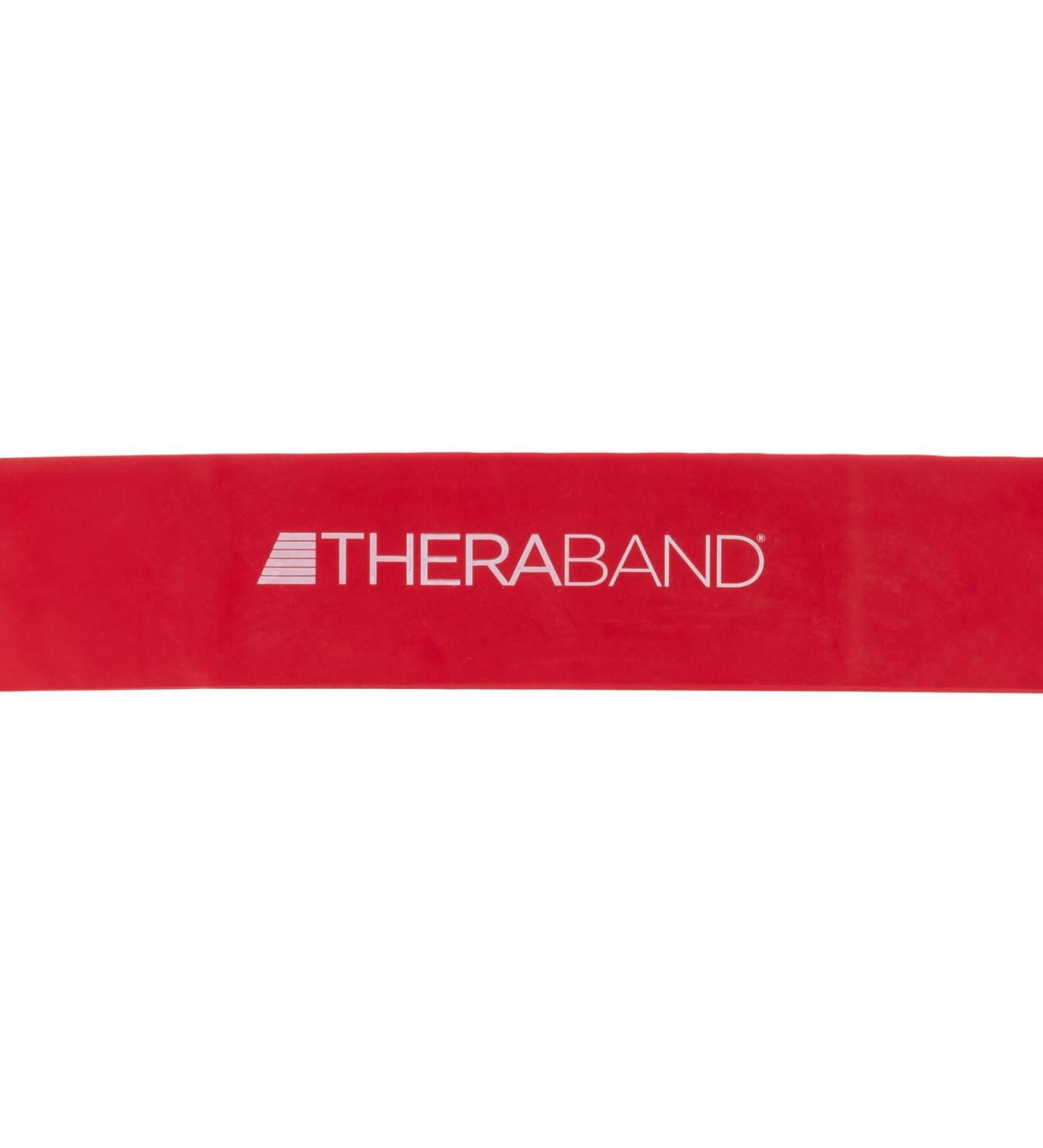 THERABAND Resistance Band Loops - Medium Red 18" for At-Home Exercise Pilates Yoga Crossfit & Physical Therapy - Buy Online on GoSupps.com