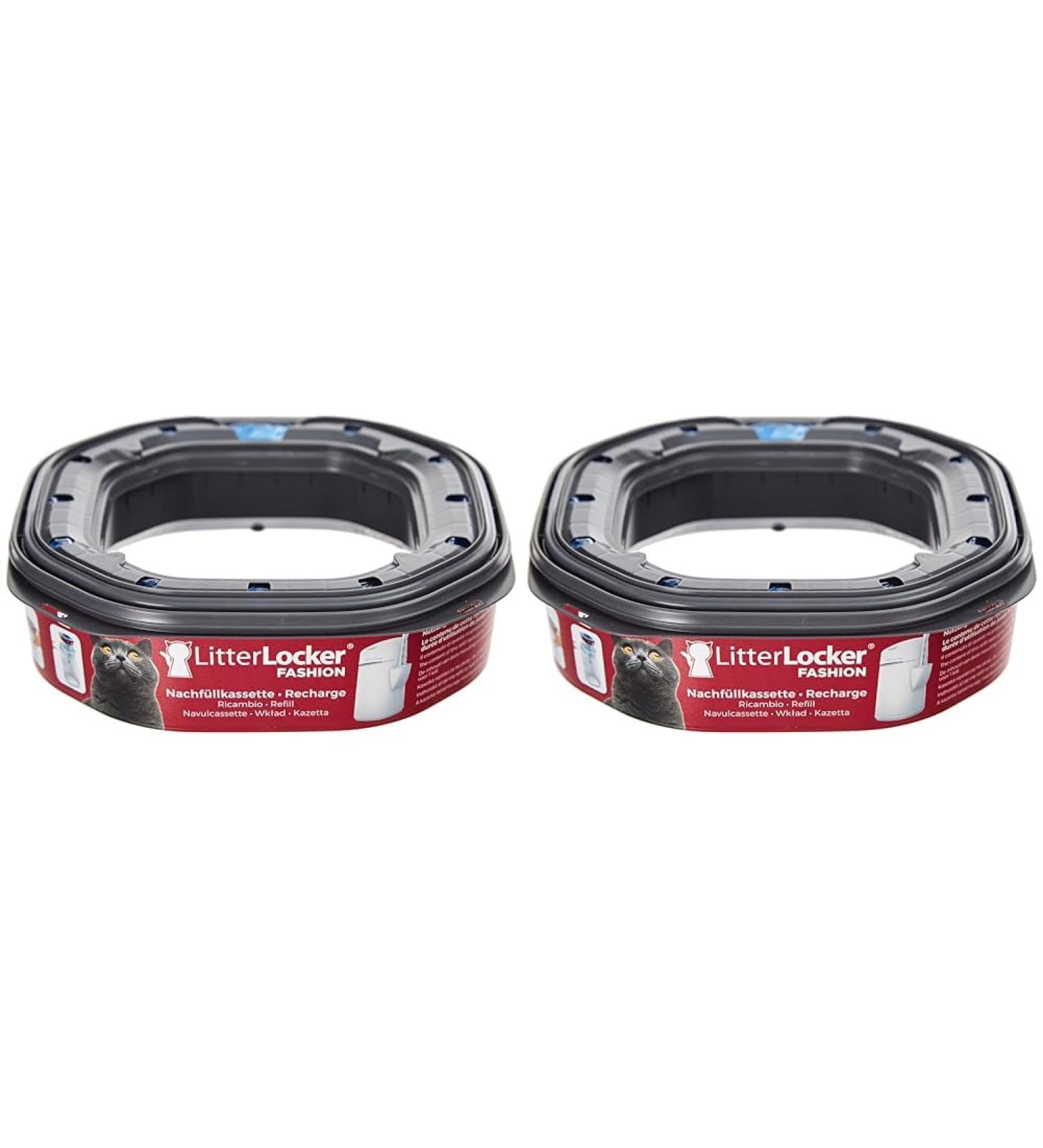 Litter Locker Plastic Fashion Refill Cassette - Multi-Colour Pack of 2 | International Shipping Available - Buy Online on GoSupps.com