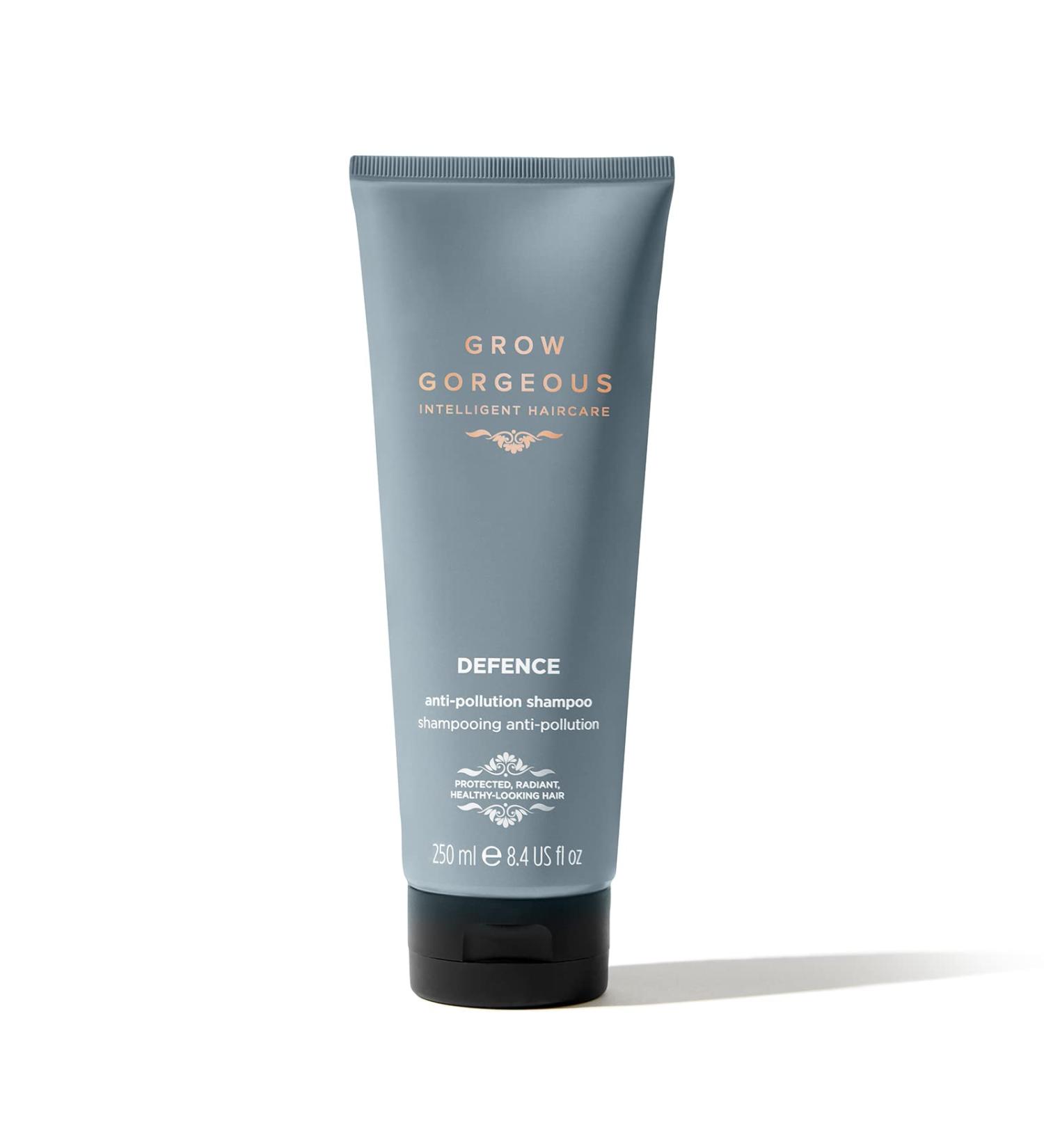 Grow Gorgeous City Defense Shampoo 250ml | Vegan Hair Protection with Green Tea & Caffeine | International Shipping Available - Buy Online on GoSupps.com