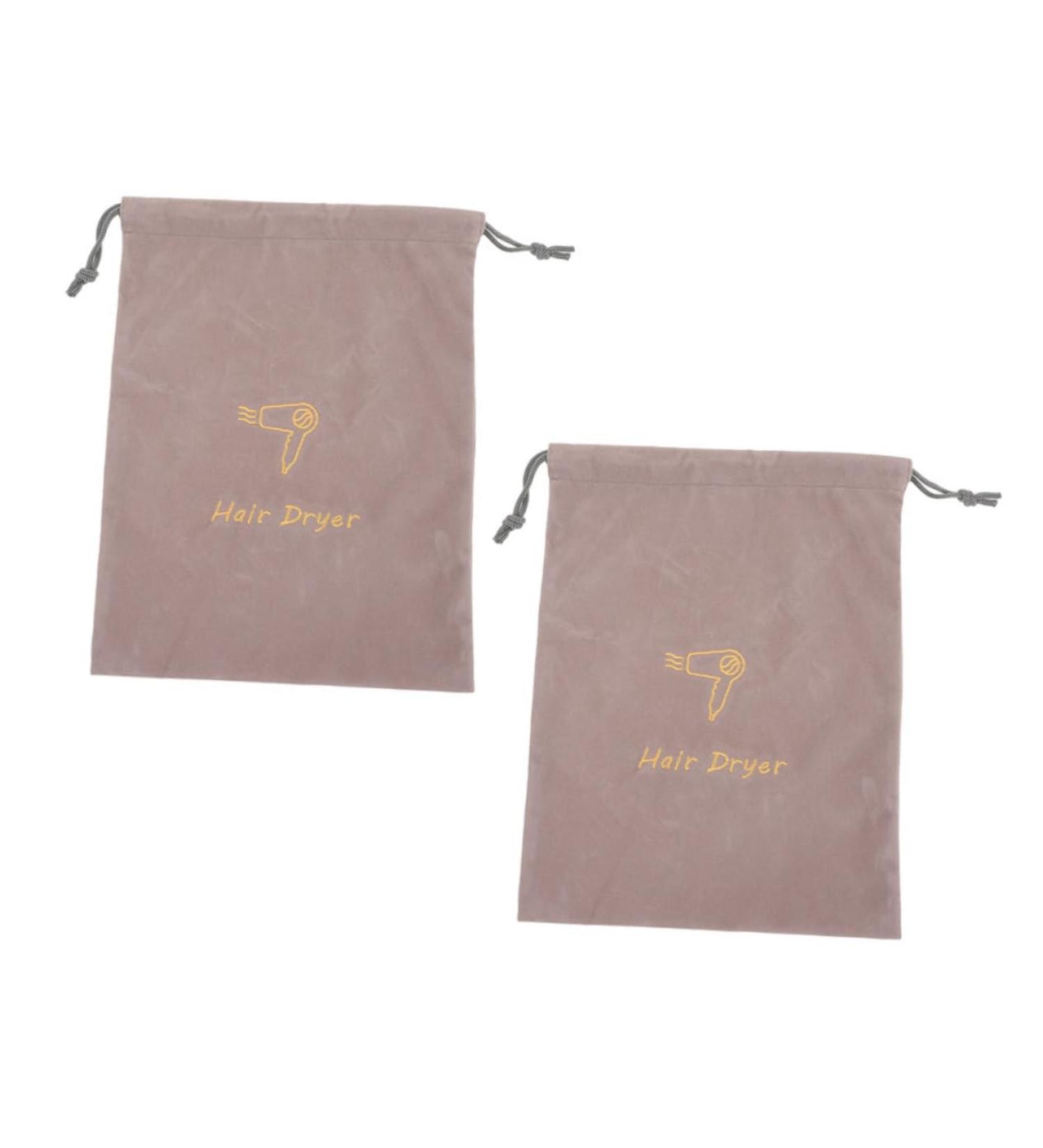 FOMIYES 2pcs Hair Dryer Bag Drawstring Hair Dryer Storage Bags Hair Dryer Carrying Bags - Buy Online on GoSupps.com