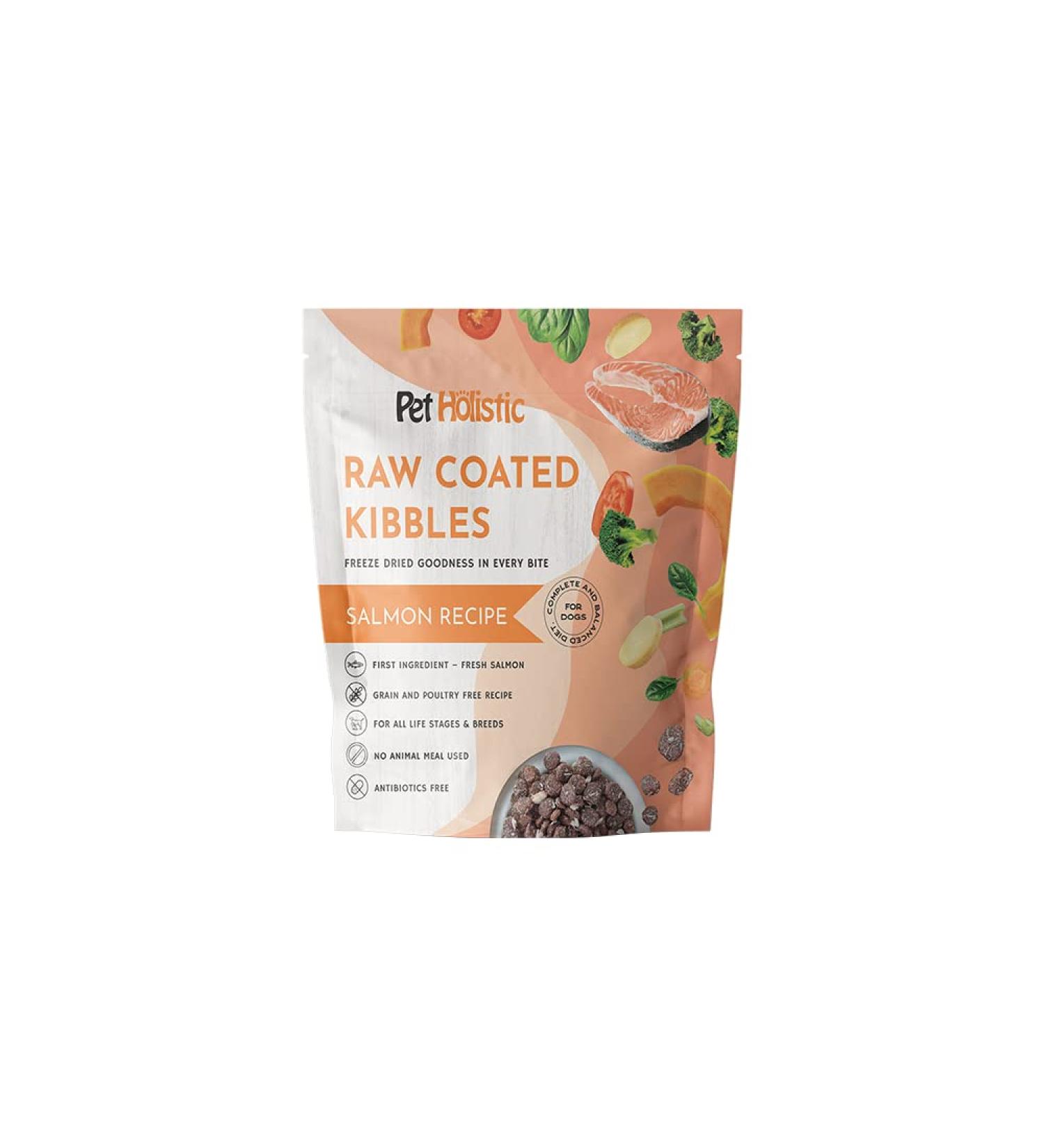 Pet Holistic Grain Free RAW Coated Kibbles for Dogs 4.5lb (2kg)