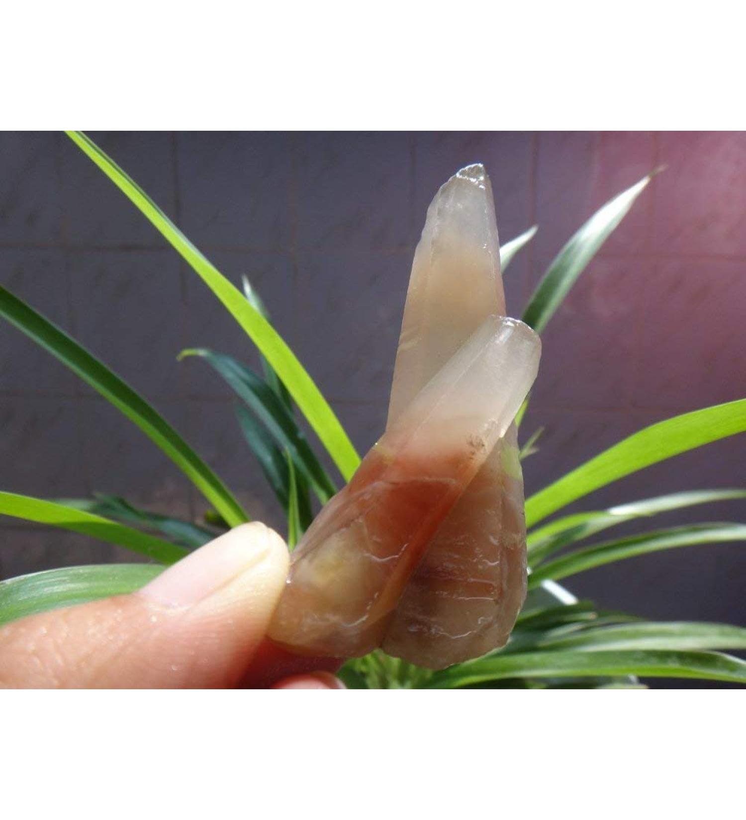 Natural Clear RED Quartz Crystal Point Rough GEM ningxiao - Buy Online on GoSupps.com