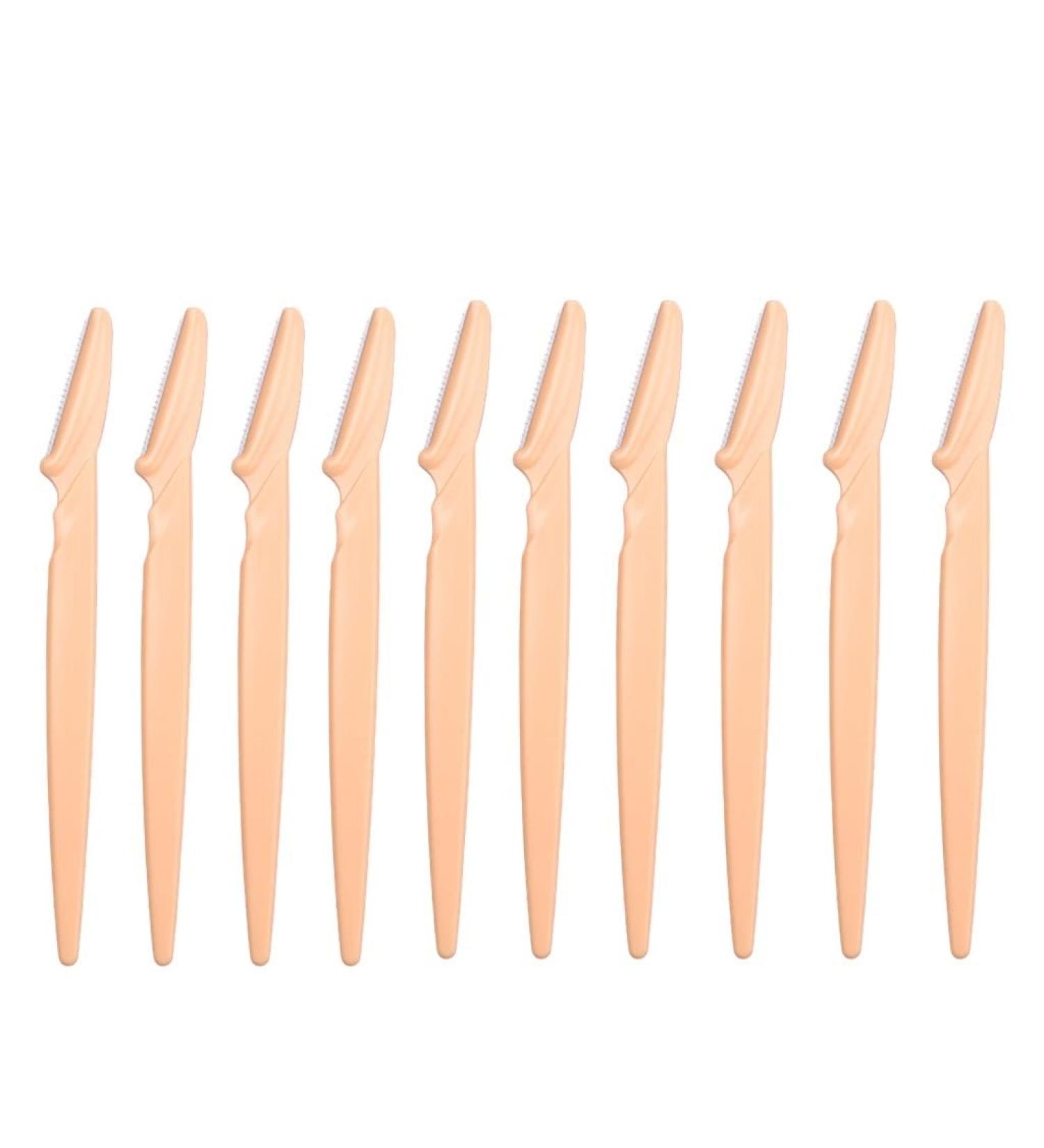 Shop Eyebrow Razors & Trimmers | Women's Face Hair Remover - 1/5/10 Pack in Orange - Buy Online on GoSupps.com
