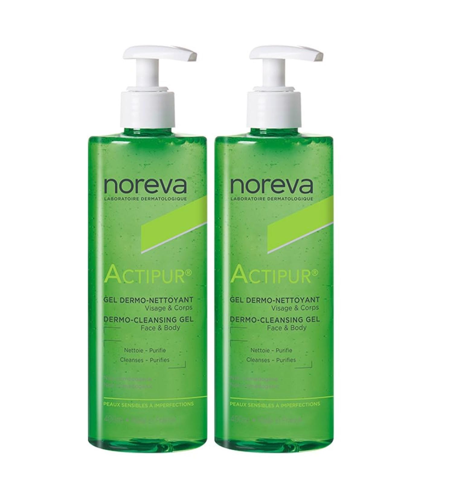 Noreva Actipur Dermo-Cleansing Gel Pack of 2 x 400 ml - Buy Online on GoSupps.com