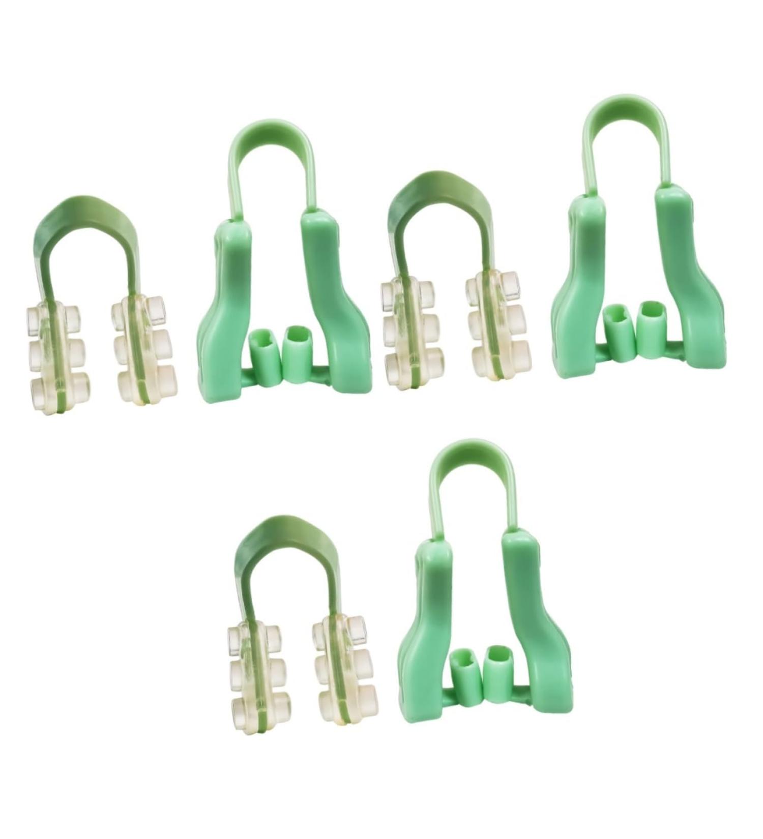 Shop Healeved 6 Sets Nose Clip Set - Snoring Relief & Beauty Kit for Women - U-Type Nose Plugs for Night Use - Buy Online on GoSupps.com
