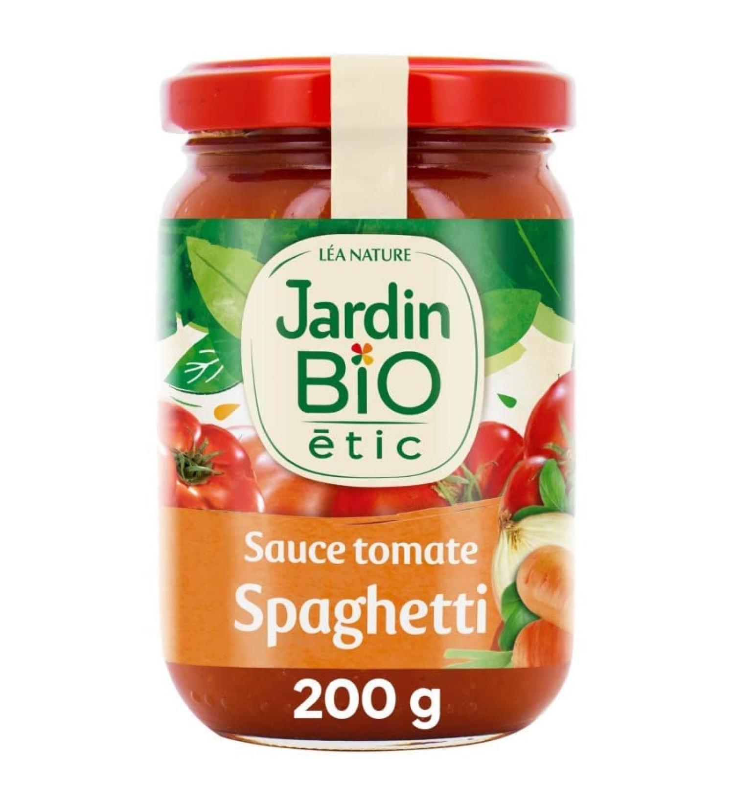 ORGANIC SPAGHETTI TOMATO SAUCE 200G JARDIN BIO ETIC PACK OF 4 - Buy Online on GoSupps.com