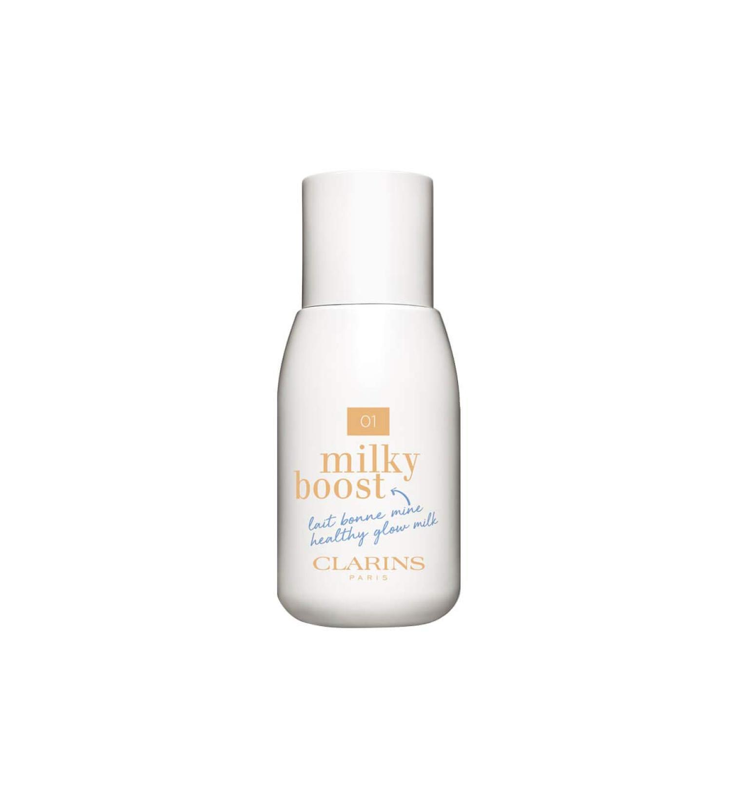 Clarins Unisex Leche Maquillaje CLARINS MILKY BOOST MILK MAKEUP 01 1UN Black One Size UK