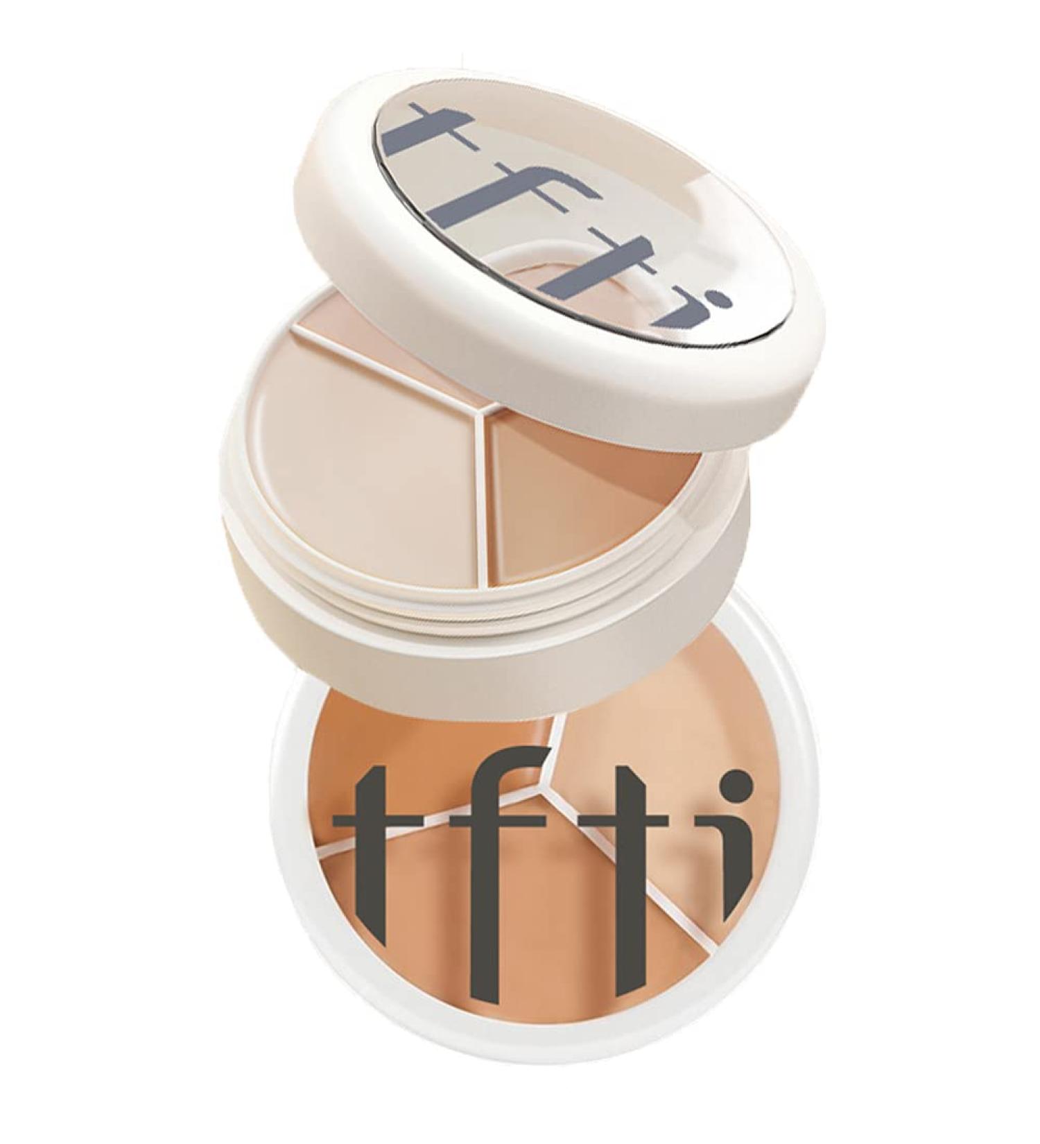 Full Cover Concealer Palette | Tri-Color Makeup for Dark Circles Scars & Fine Lines | Waterproof & Long Lasting - Buy Online on GoSupps.com