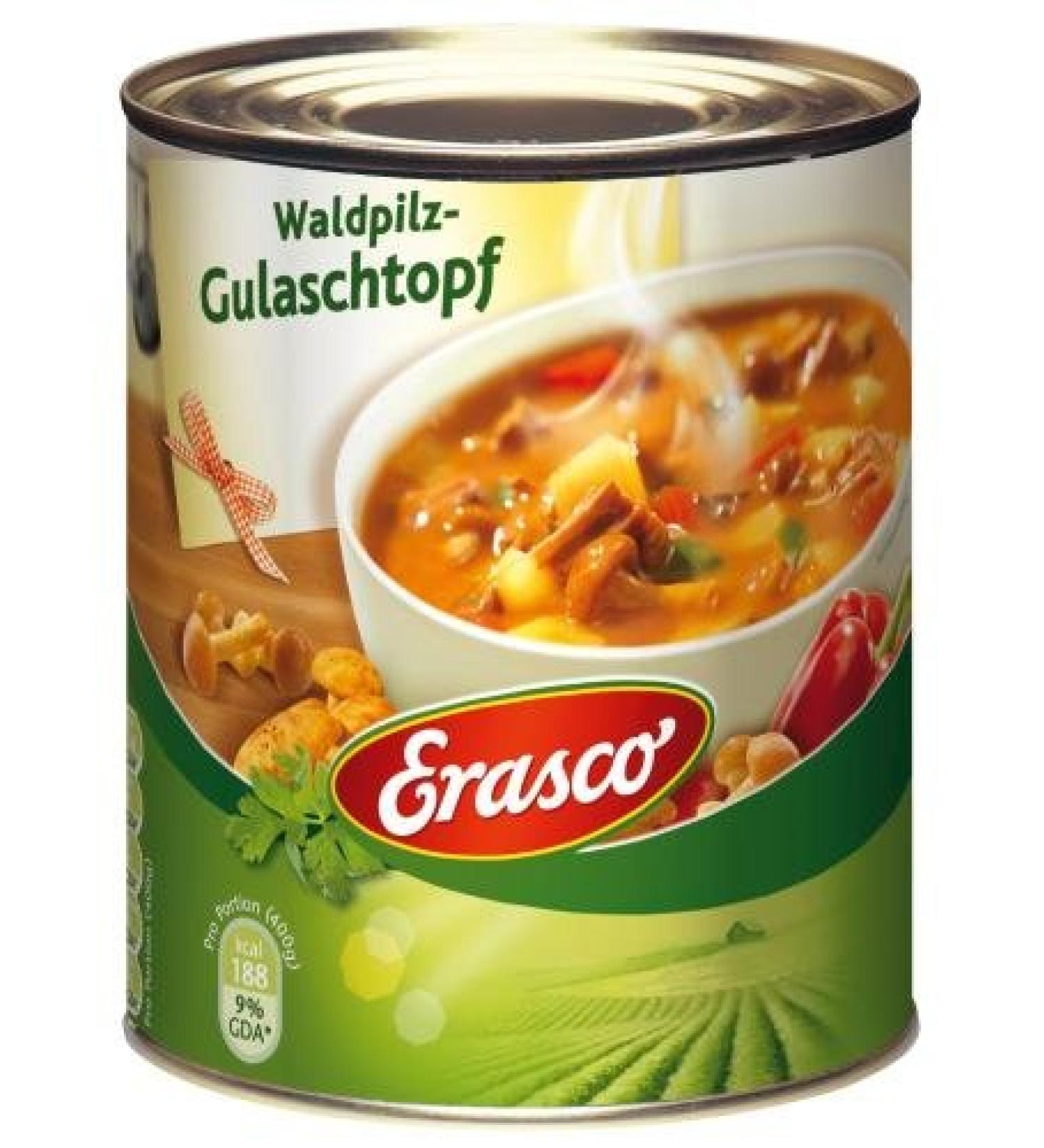 Erasco Erasco Set of 3 Forest Mushroom Goulash Pots (3 x 800 g)