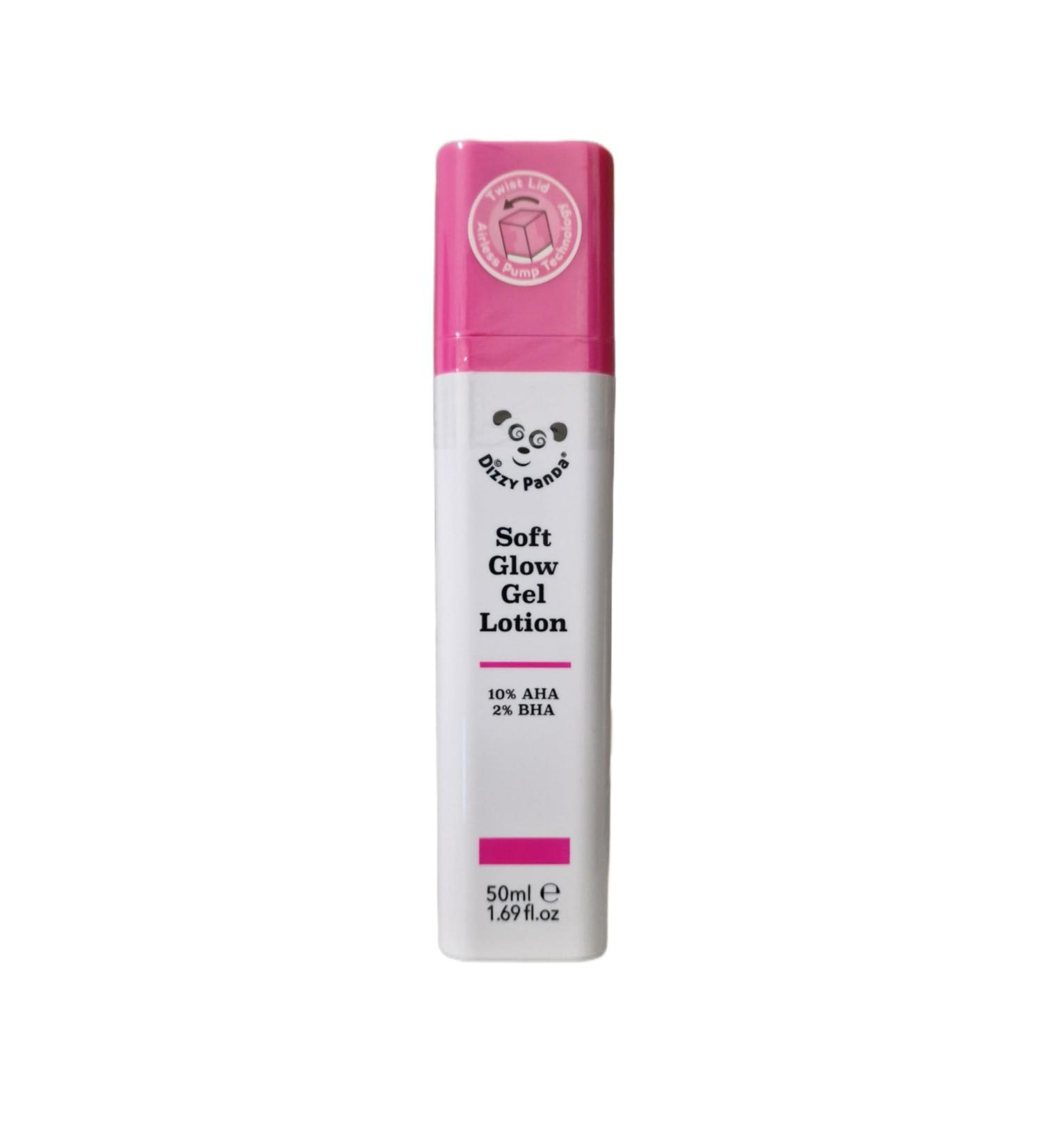 Dizzy Panda Soft Glow Gel Lotion 10% AHA 2% BHA 50ml - Buy Online on GoSupps.com