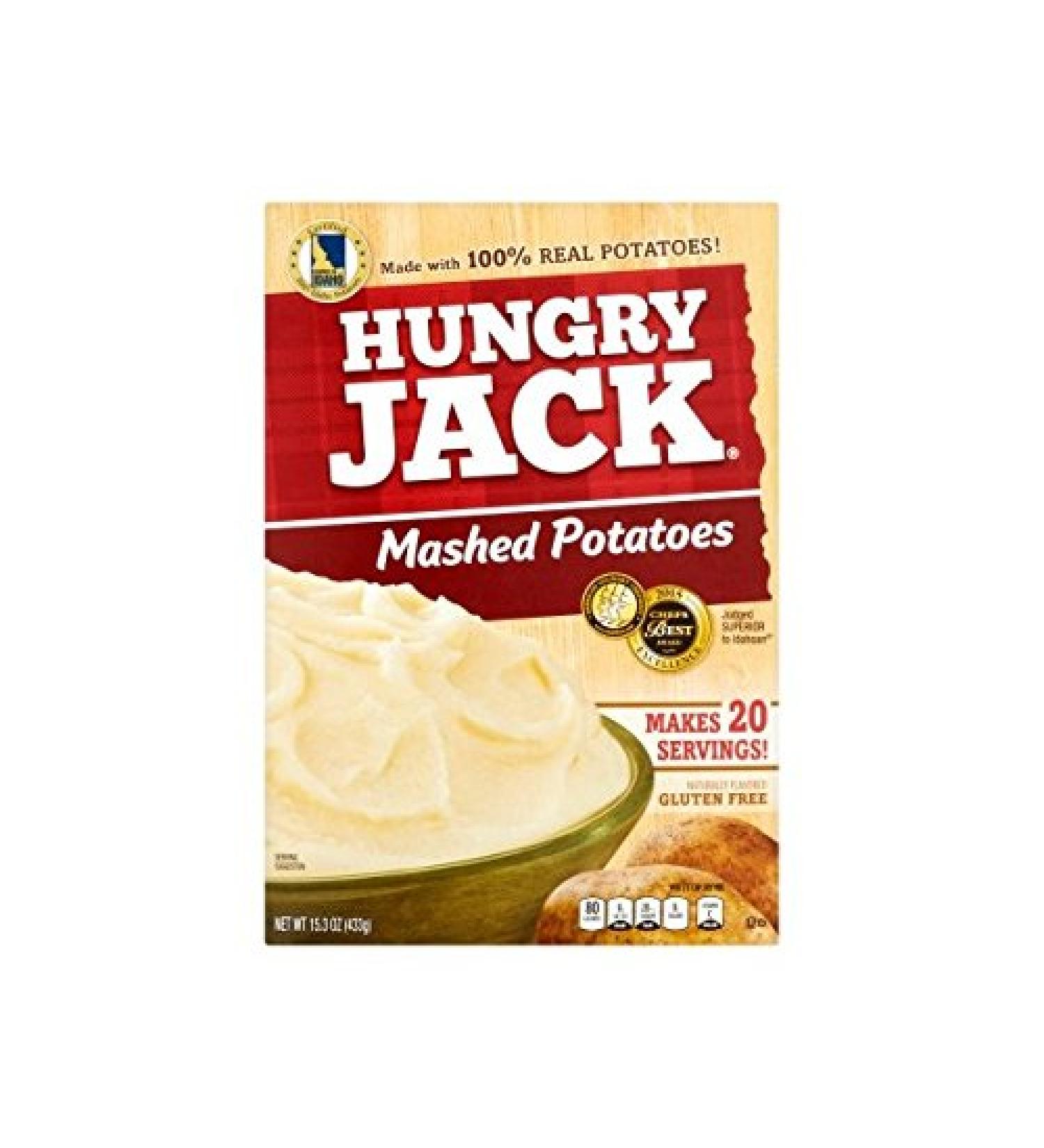 Hungry Jack Potato Hungry Jack Mashed Potatoes, 15.3-Ounce (Pack of 6)