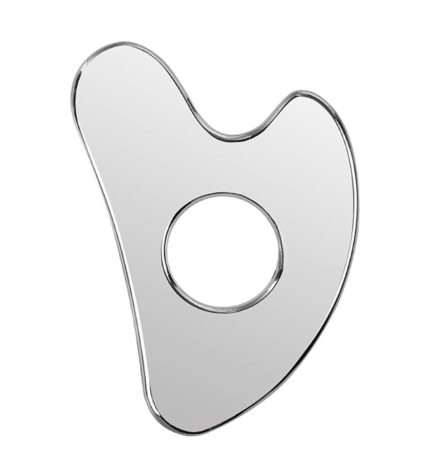 Liuchanghe Gua Sha Stainless Steel Facial Tool | Gua Sha Scraping Massage for Face Eyes Neck & Body - Shop Internationally - Buy Online on GoSupps.com