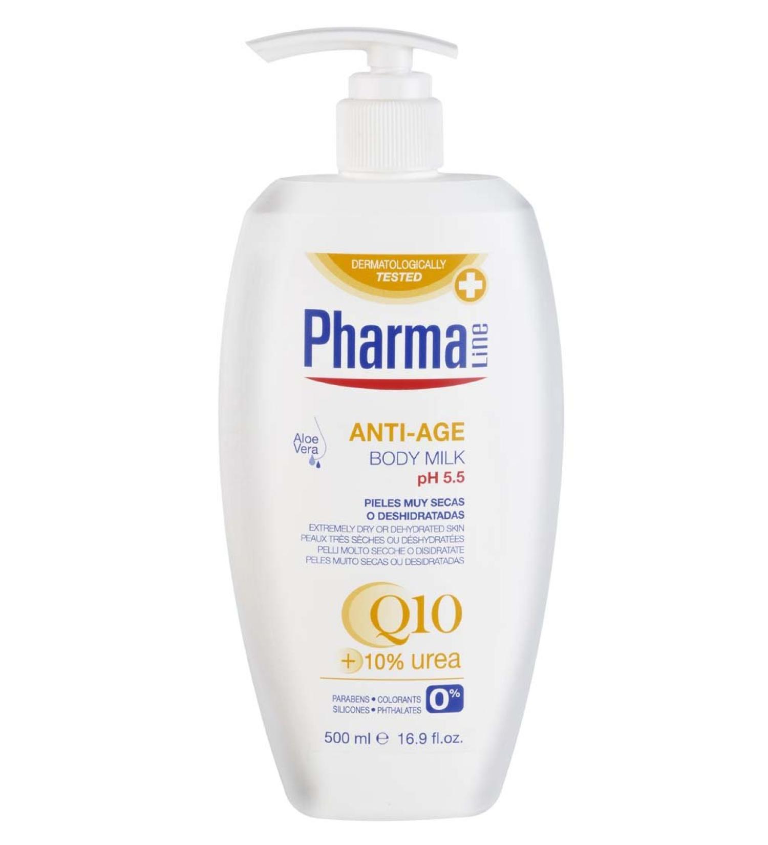 PHARMALINE body lotion anti-aging q10 dosed 500 ml