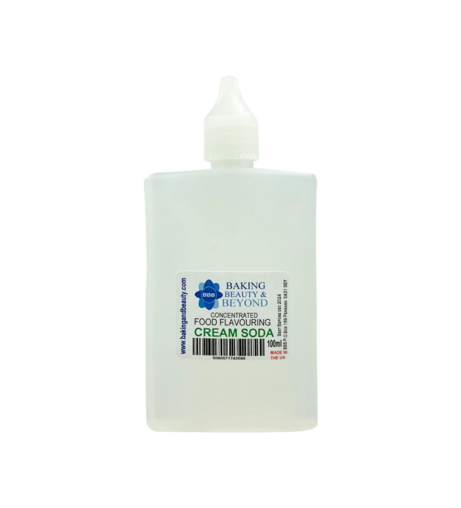 Baking Beauty and Beyond Concentrated Food Flavouring Oil - Food Grade Flavouring Oil for Candy Making Baking Lip Balm Gloss - Cream Soda (100ml) - Buy Online on GoSupps.com