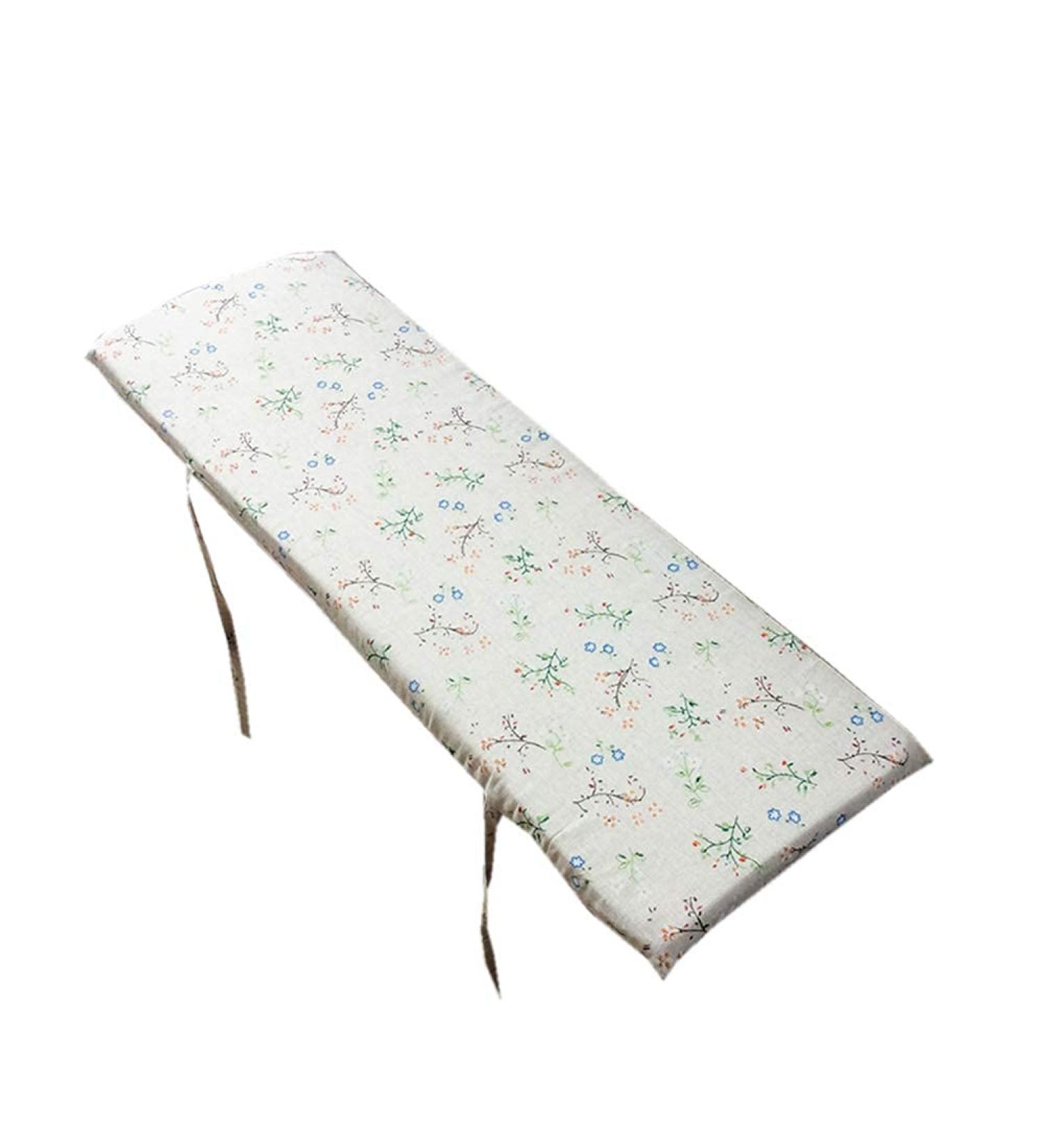 Comfortable Long Bench Cushion Pad Rectangle Long Stool Mat 2 or 3 Seater Not-Slip Settee Cushion with Ties for Patio Furniture Swing Chair - Buy Online on GoSupps.com