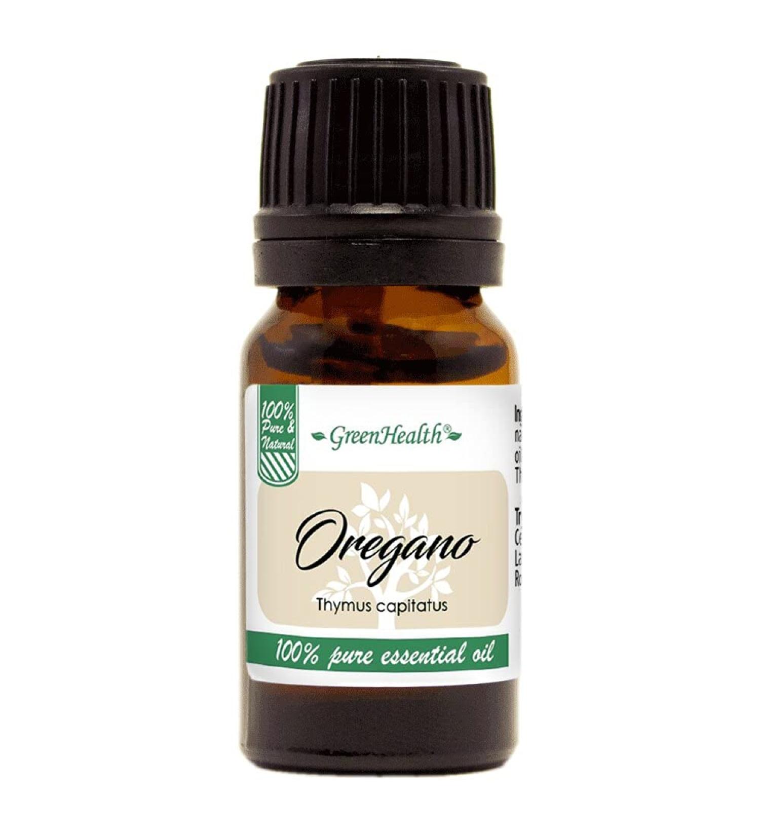Oregano Essential Oil 1/3 fl oz (10 ml) Glass Bottle 100% Pure Essential Oil GreenHealth - Buy Online on GoSupps.com