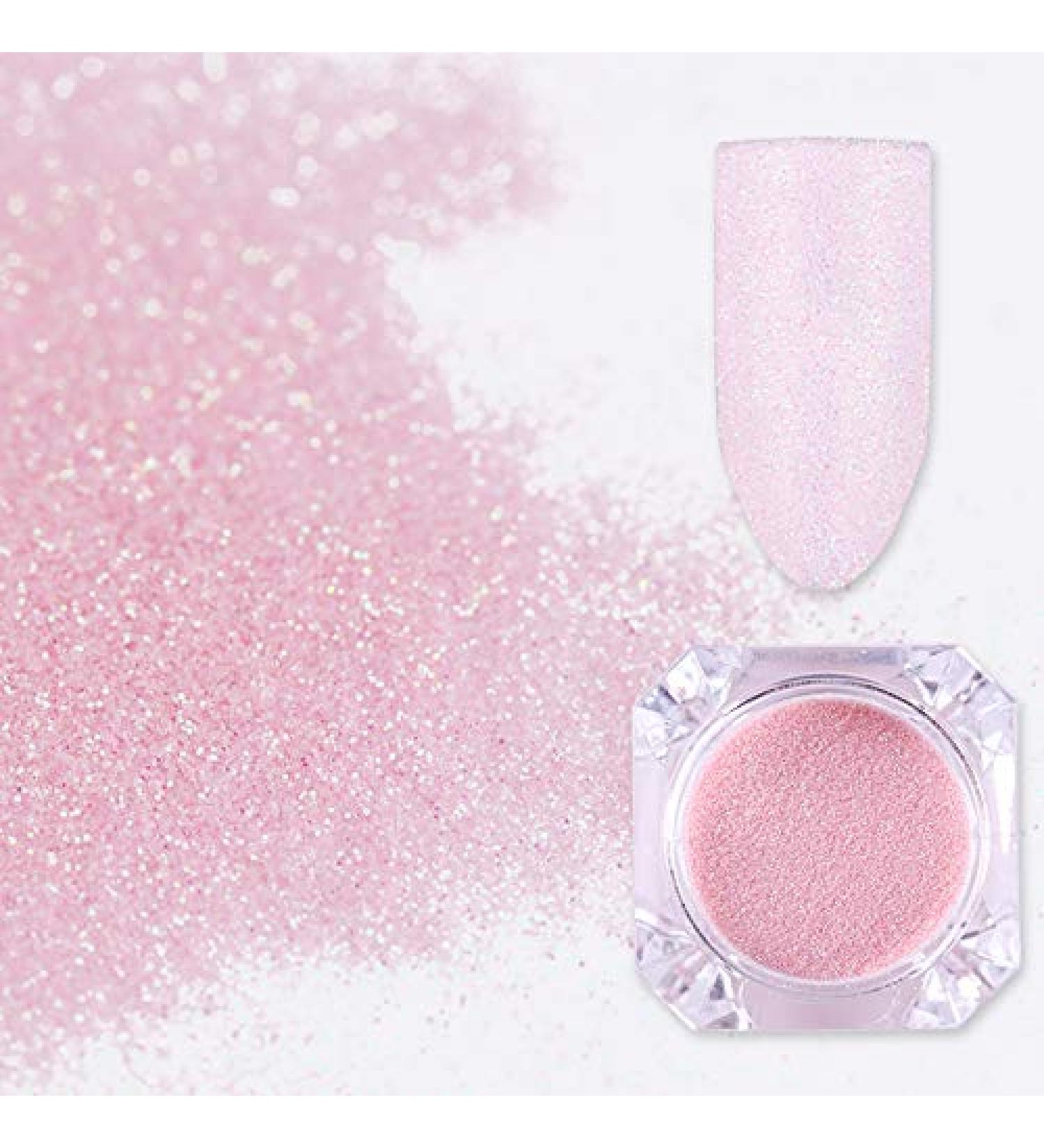 1 Box Nail Glitter Powder Pearl Shinning Pigment Nail Art Uv Gel Polish Decoration Dust Manicure Accessories Pink - Buy Online on GoSupps.com