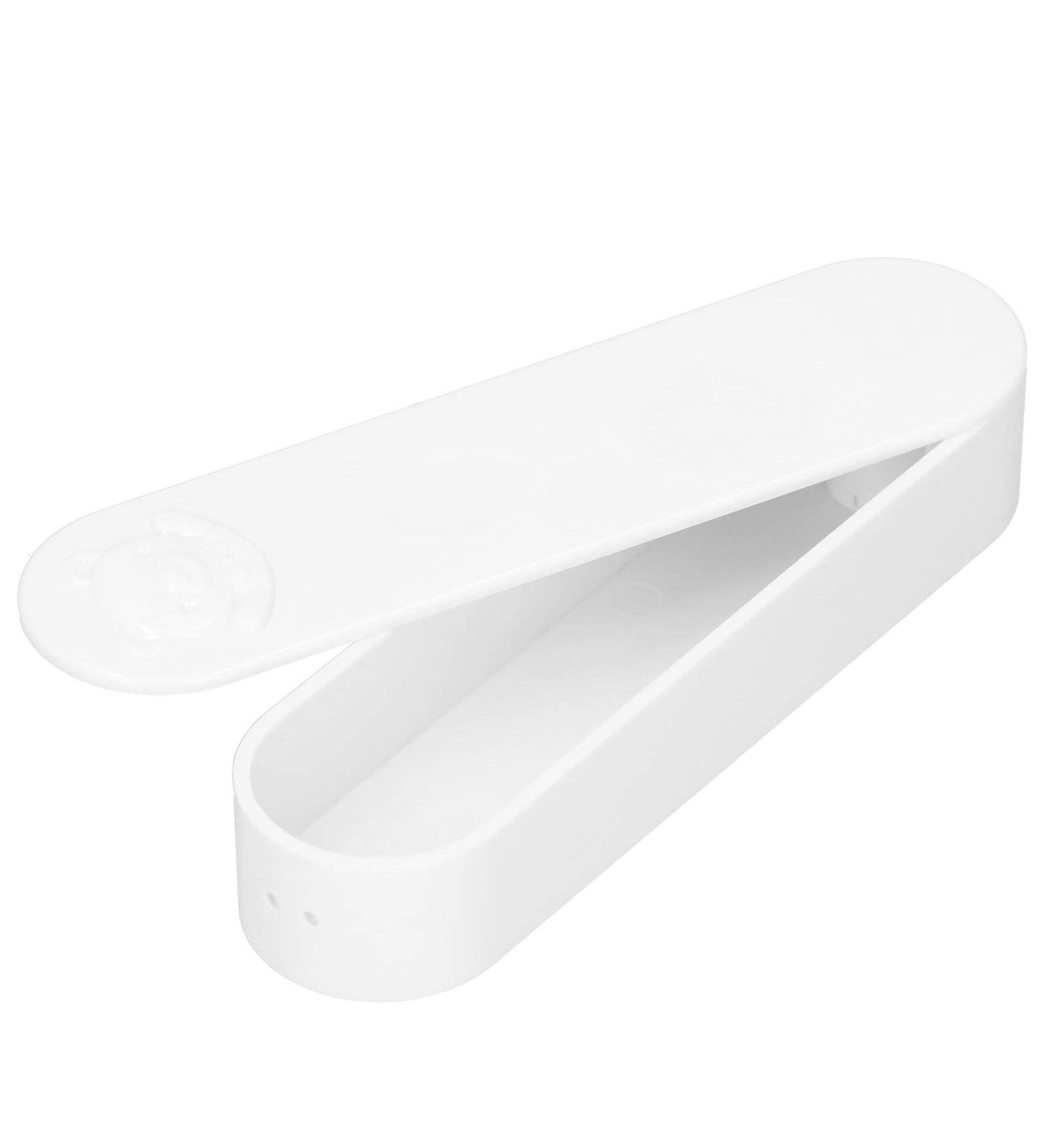 Zerodi Cotton Swab Box with Cover - Cartoon Bear Pattern Mini Travel Case | Unique Jewelry & Memory Box for Home Office (White) - Buy Online on GoSupps.com