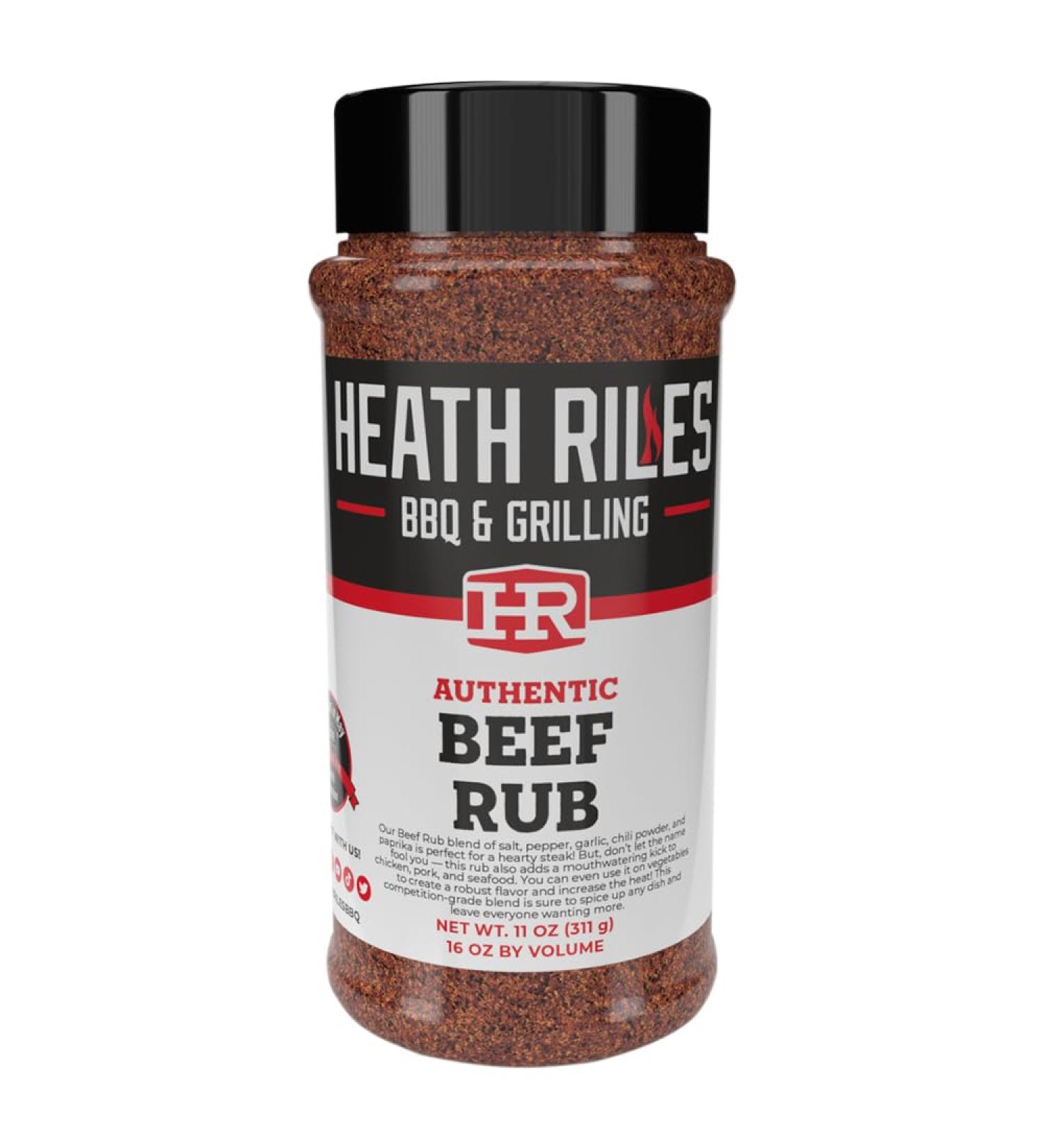 Heath Riles BBQ Barbecue Spices Beef Rub - Buy Online on GoSupps.com