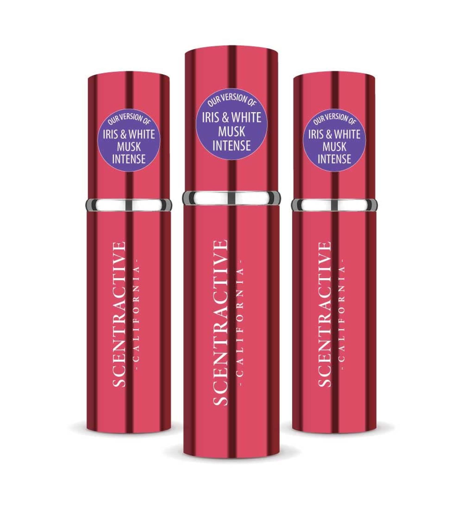 CA Perfume Impression of J. Mlon Iris & White Musk Intense For Women Replica Version Fragrance Dupes Concentrated Long Lasting Eau de Parfum Spray Refillable Atomizer Bottle 0.17 Fl Oz/5ml-X3 J. MLON IRIS & WHITE MUSK INTENSE IMPRESSION 0.51 Fl Oz (Pack o - Buy Online on GoSupps.com