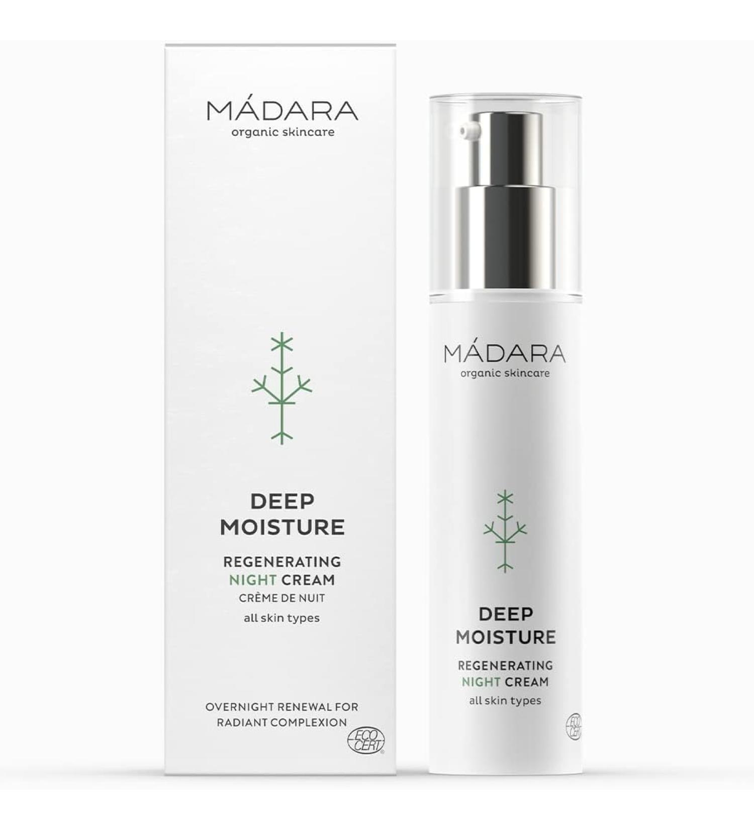 M DARA Organic Skincare | Deep Hydration Regenerating Night Cream - 50 ml Rich Texture Easily Penetrated With Antioxidants and Natural Plant Essences Vegan Ecocert Certified - Buy Online on GoSupps.com