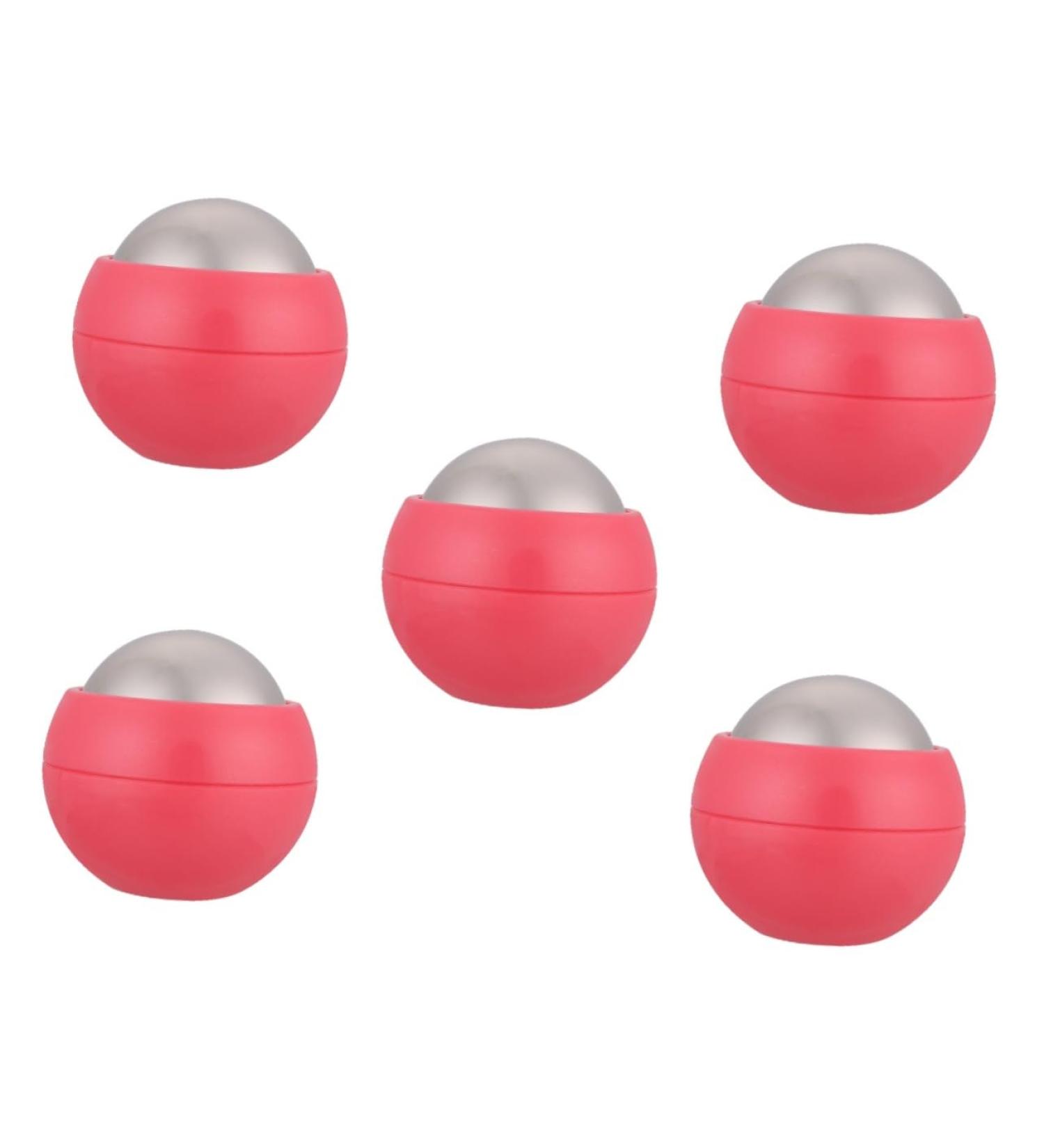 Beaupretty 5-in-1 Hand Massage Ball & Ice Rollers - Effective Cold Therapy Foot Massage Device for Fasciitis & Trigger Point Relief | Pink Stainless Steel Fitness Tool - Buy Online on GoSupps.com
