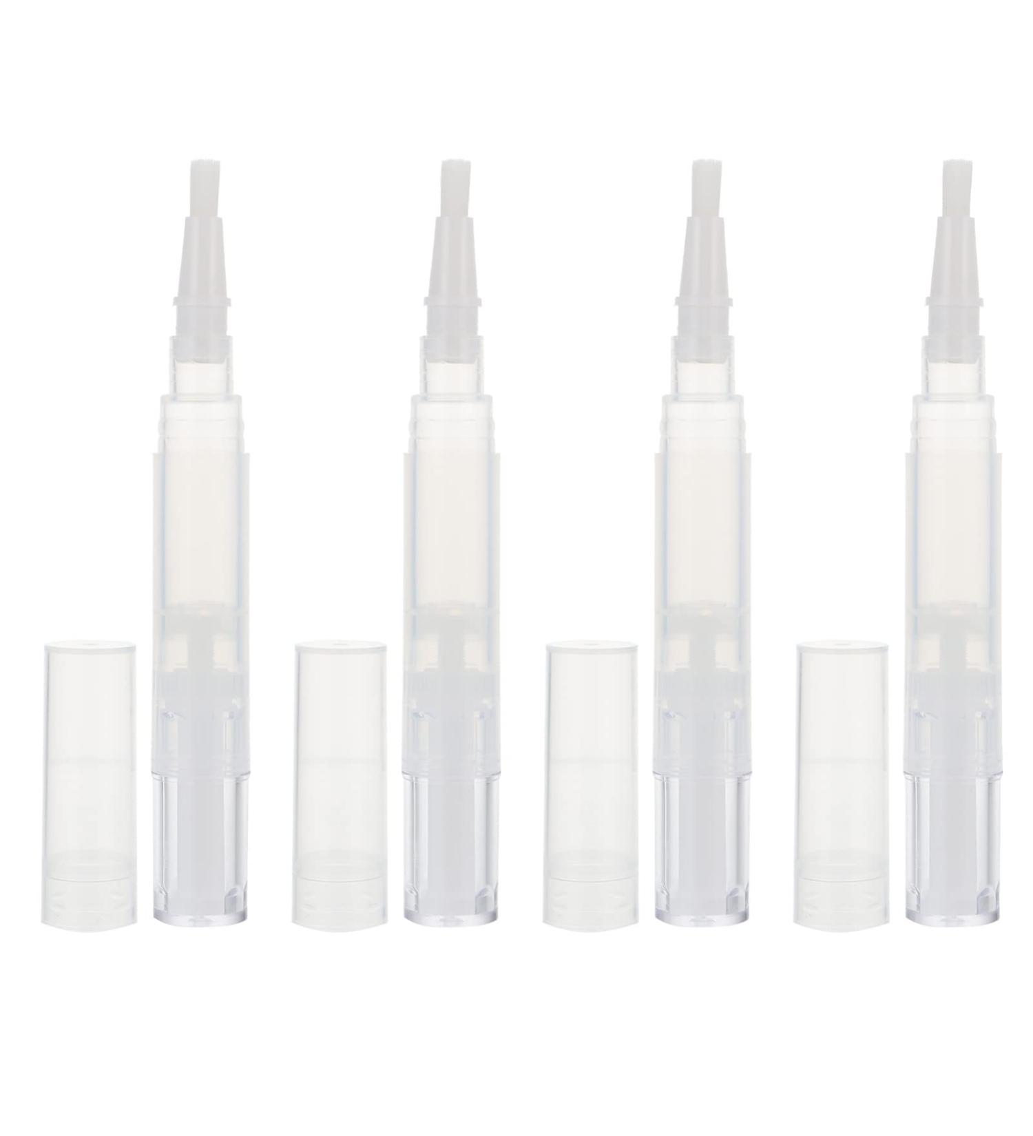 FOMIYES 4pcs Cute Lip Gloss Tubes - Empty Cosmetic Pens for Nail Polish & Cuticle Oil Applicator - Buy Online on GoSupps.com