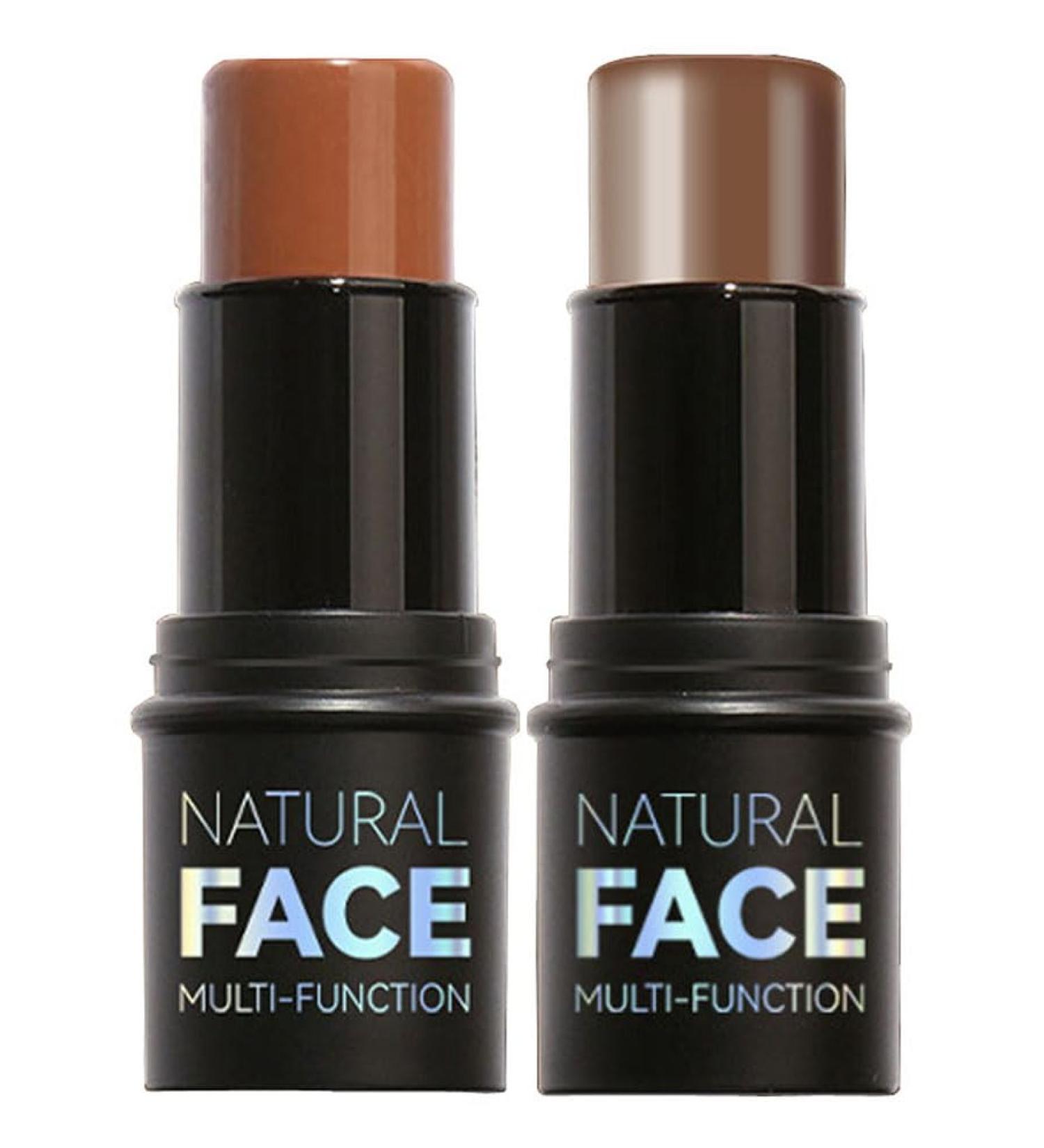 2-Pack Highlighting and Finishing Stick Non-stick Face Highlighter and Shadow Pencil Long-Lasting Smooth Face Highlighting Makeup (Mocha and Coffee) - Buy Online on GoSupps.com
