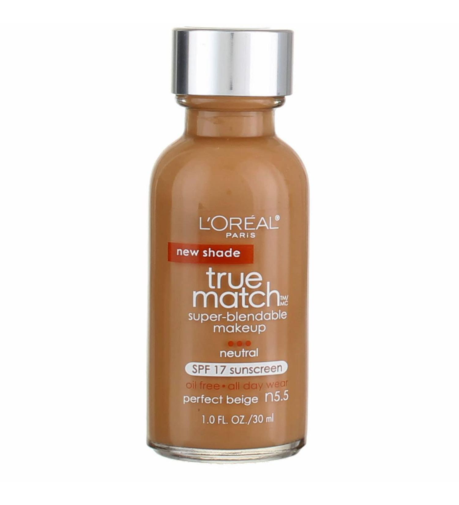 L'Oreal True Match Super-Blendable Makeup N5.5 Perfect Beige - 1 oz Foundation - Buy Online on GoSupps.com