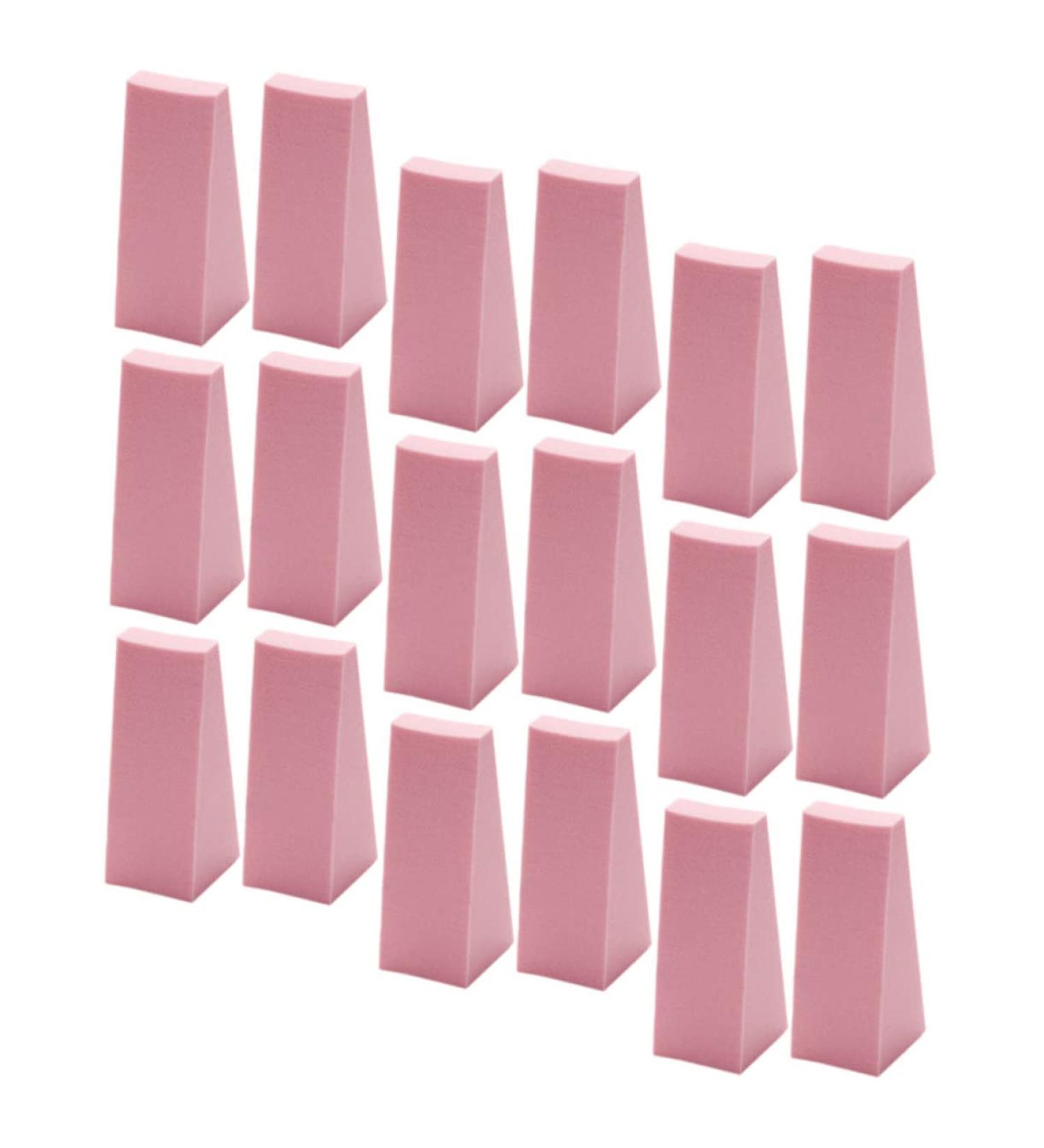 FRCOLOR 3 Nail Gradient Sponge manicure sponge polish transfer sponge gradient nails transfer sponge gradient shaped nails sponges sponge for nail art nail design tools foundation French - Buy Online on GoSupps.com