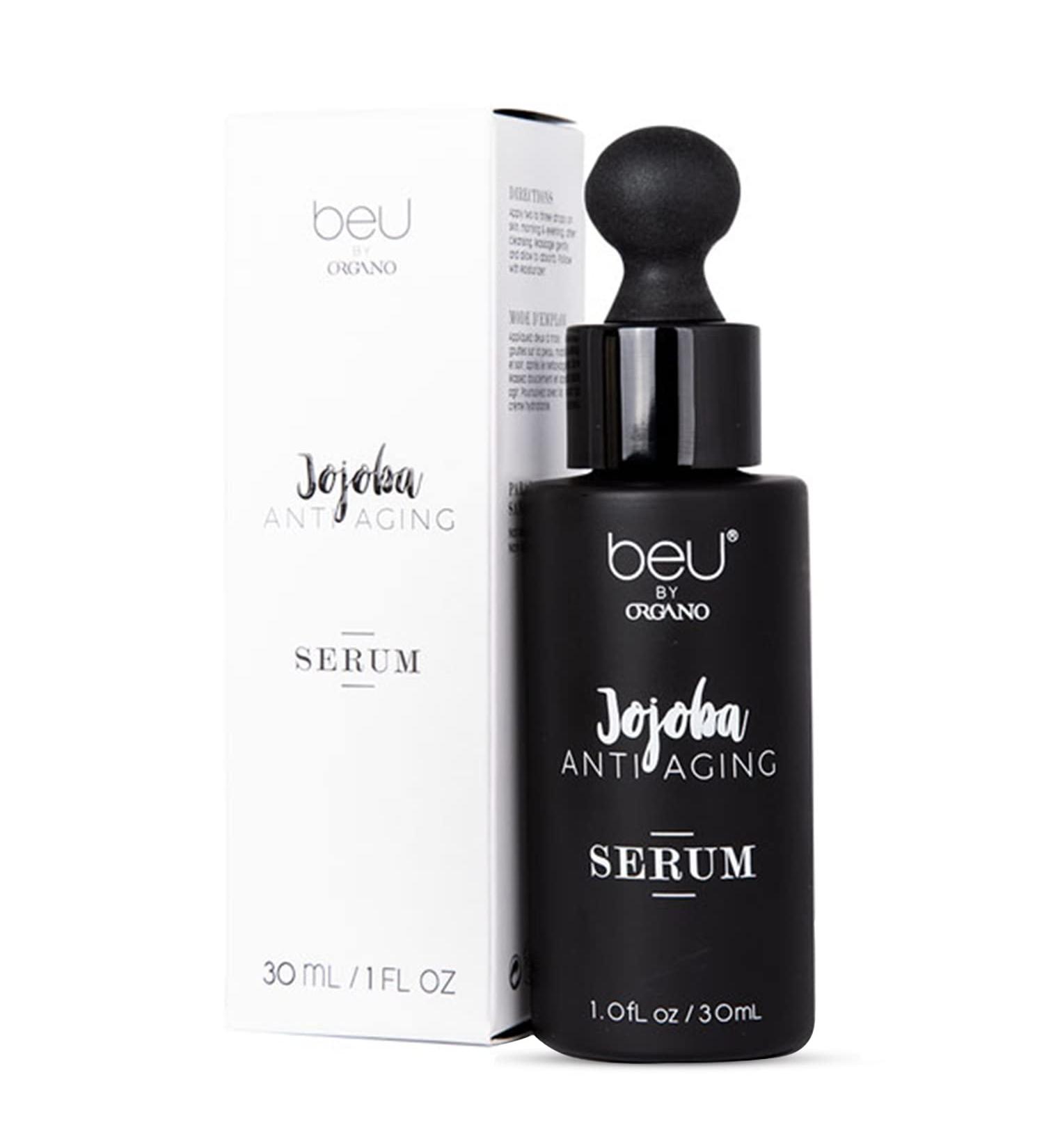 Jojoba Anti Aging Serum 1.0 fl oz | Nourishing Face Serum with Jojoba Argan Rose & Pomegranate Oil for Youthful Skin Glow - Buy Online on GoSupps.com